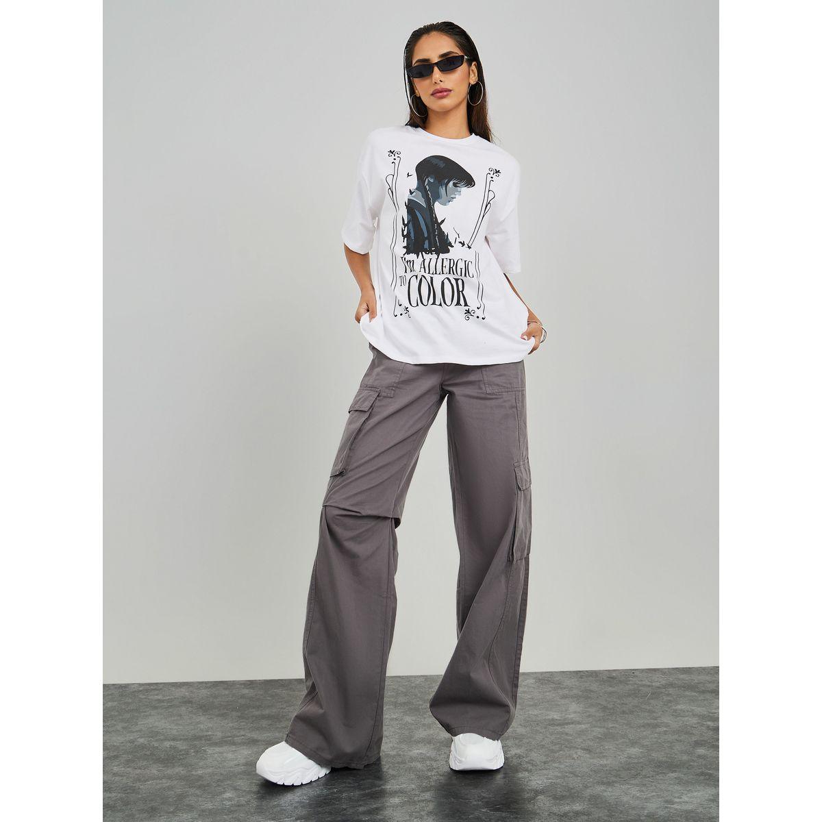 تيشيرت واسع باكمام قصيرة-women-clothing-tshirts-image-2