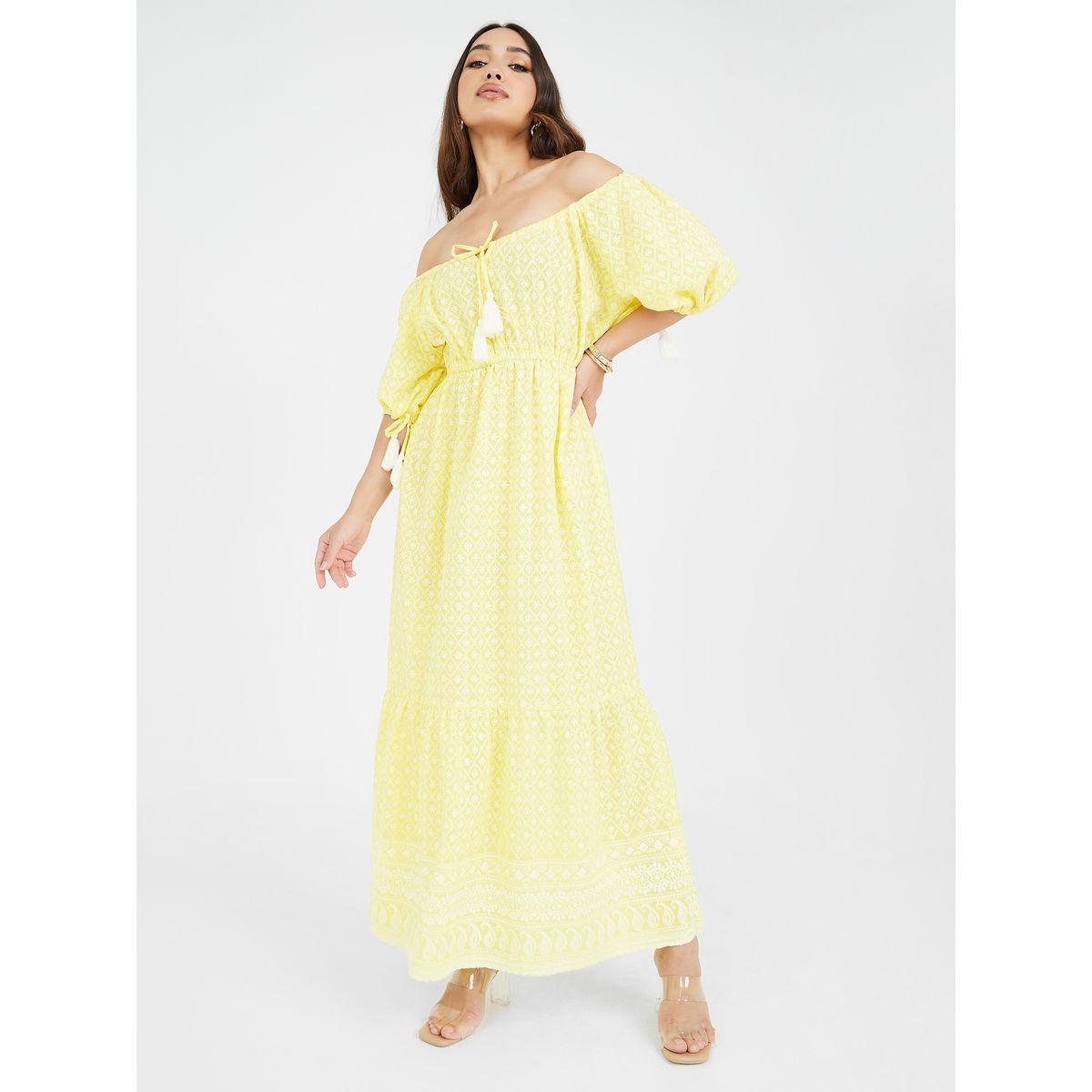 Styli Tassel Tie Embroidered A-Line Maxi Dress-women-clothing-dresses-image-3
