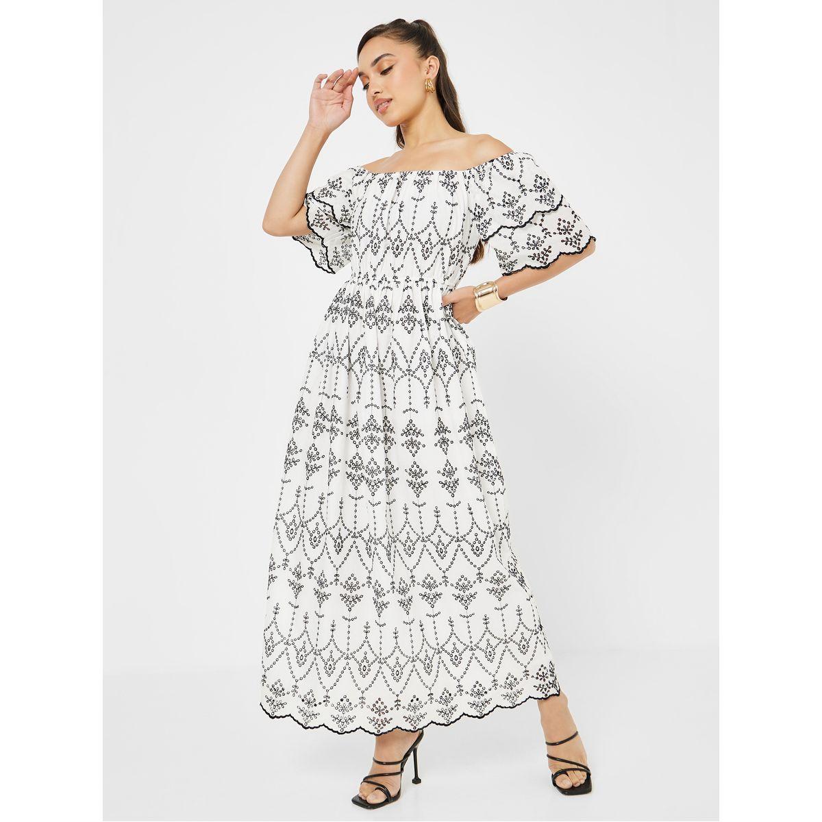 Styli Off Shoulder Embroidered A-Line Maxi Dress-women-clothing-dresses-image-5