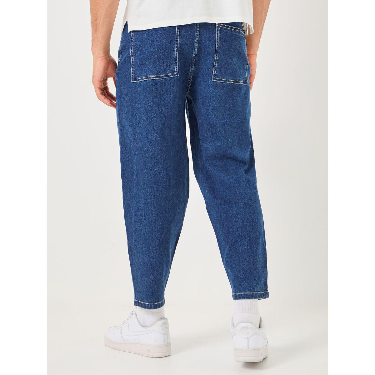 Styli Solid Relaxed Fit Jeans -men-clothing-bottoms-jeans-image-4