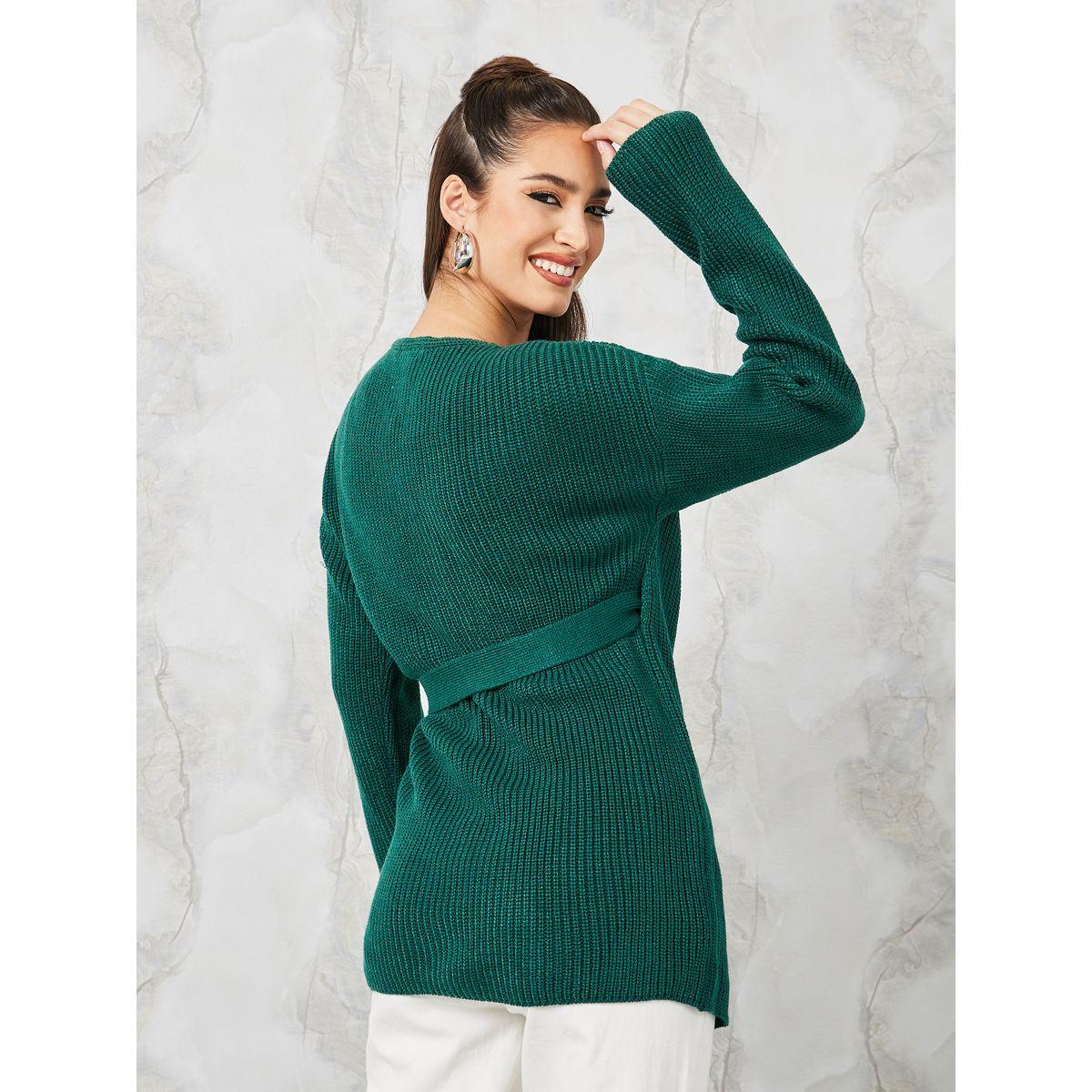 Styli Regular Fit Chunky Knit Longline Wrap Sweater-women-clothing-cardigansandjumpers-jumpers-image-4