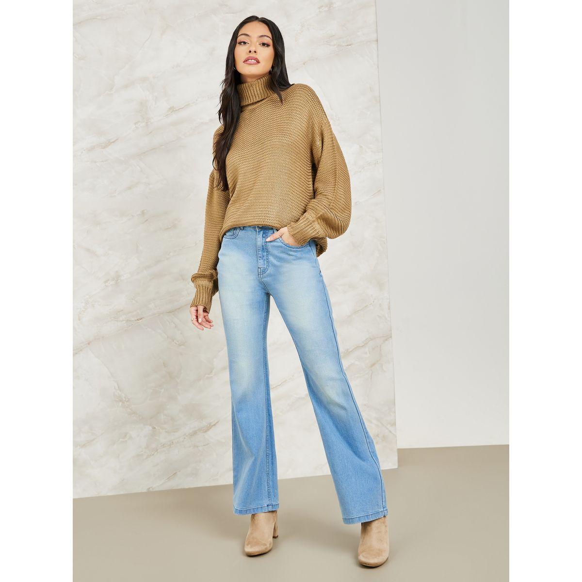 Styli Oversized Regular Length Chunky Knit Turtle Neck Sweater-women-clothing-cardigansandjumpers-jumpers-image-2