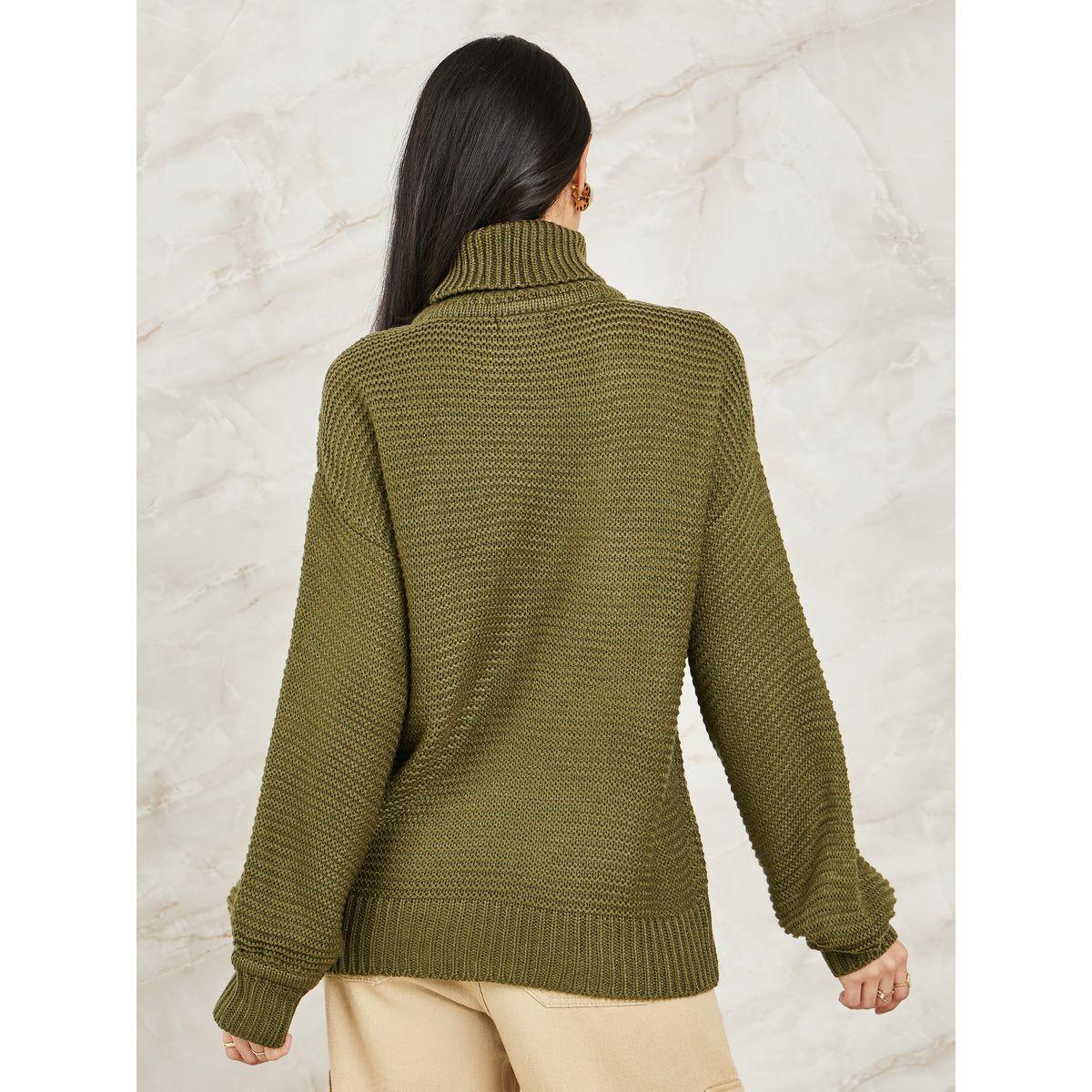 سويتر واسع محبوك بياقة عالية-women-clothing-cardigansandjumpers-jumpers-image-5