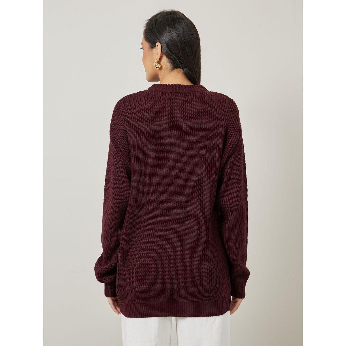 سويتر محبوك بياقة دائرية-women-clothing-cardigansandjumpers-jumpers-image-4