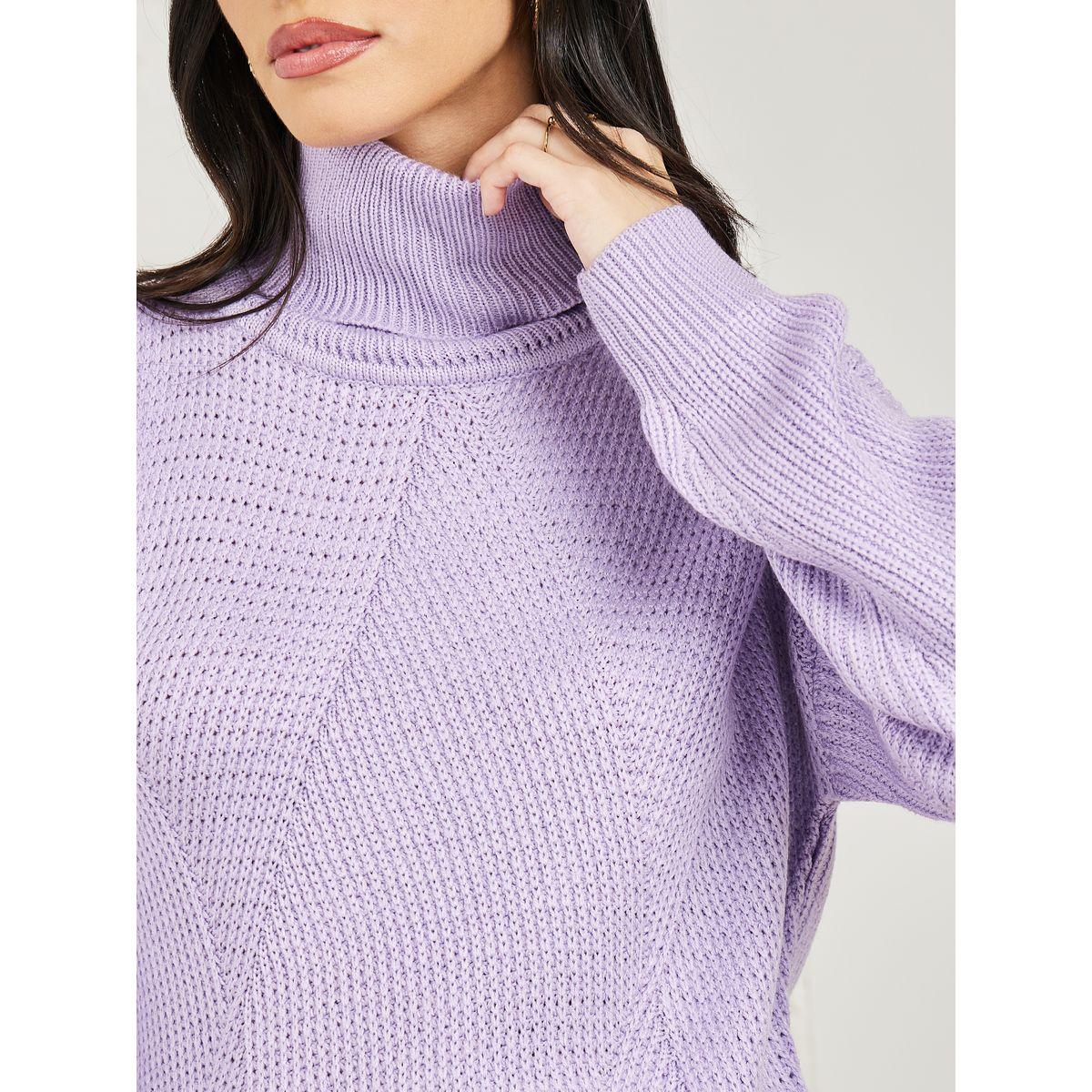 Styli Regular Fit Regular Length Turtle Neck Ribbed Sweater-women-clothing-cardigansandjumpers-jumpers-image-4
