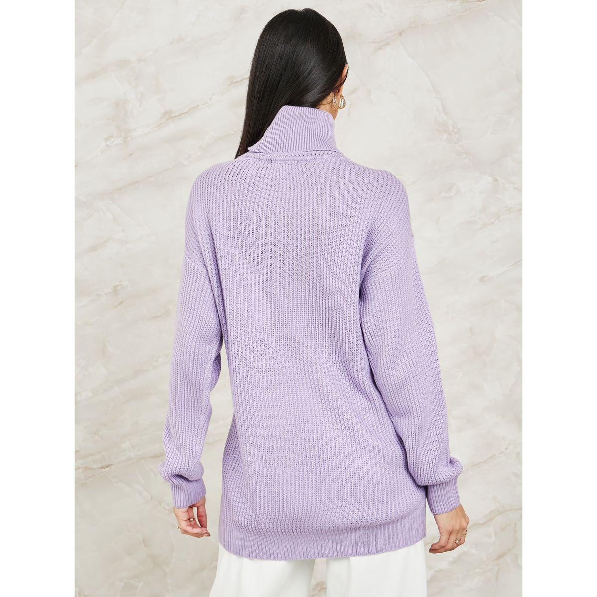 Styli Regular Fit Regular Length Turtle Neck Ribbed Sweater-women-clothing-cardigansandjumpers-jumpers-image-5