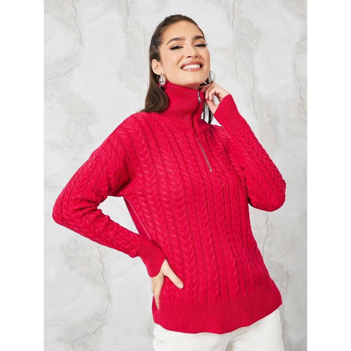 سويتر واسع بنصف سحَّاب غلق-women-clothing-cardigansandjumpers-jumpers-image-1