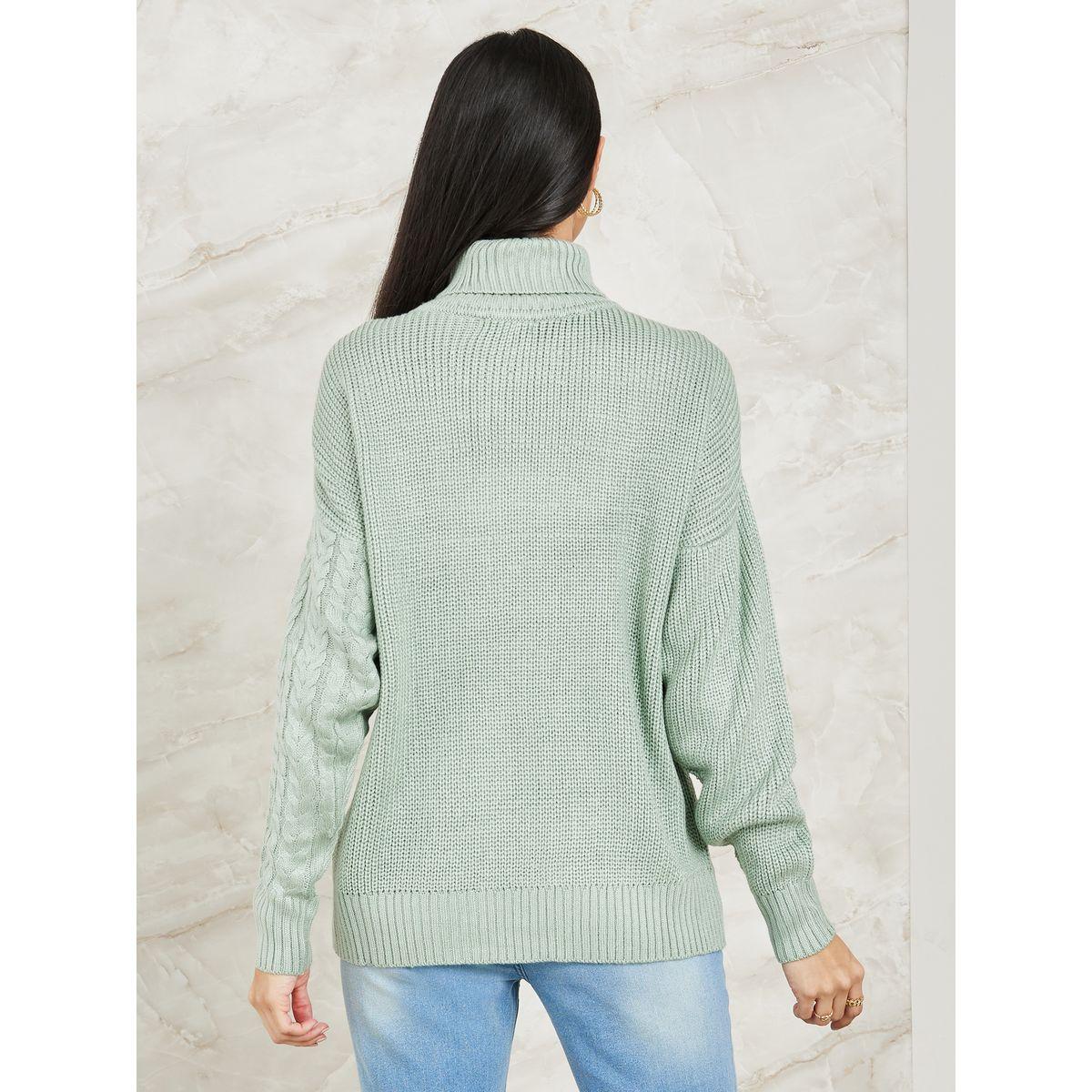 Styli Boxy Fit Regular Length Chunky Cable Knit Sweater-women-clothing-cardigansandjumpers-jumpers-image-5