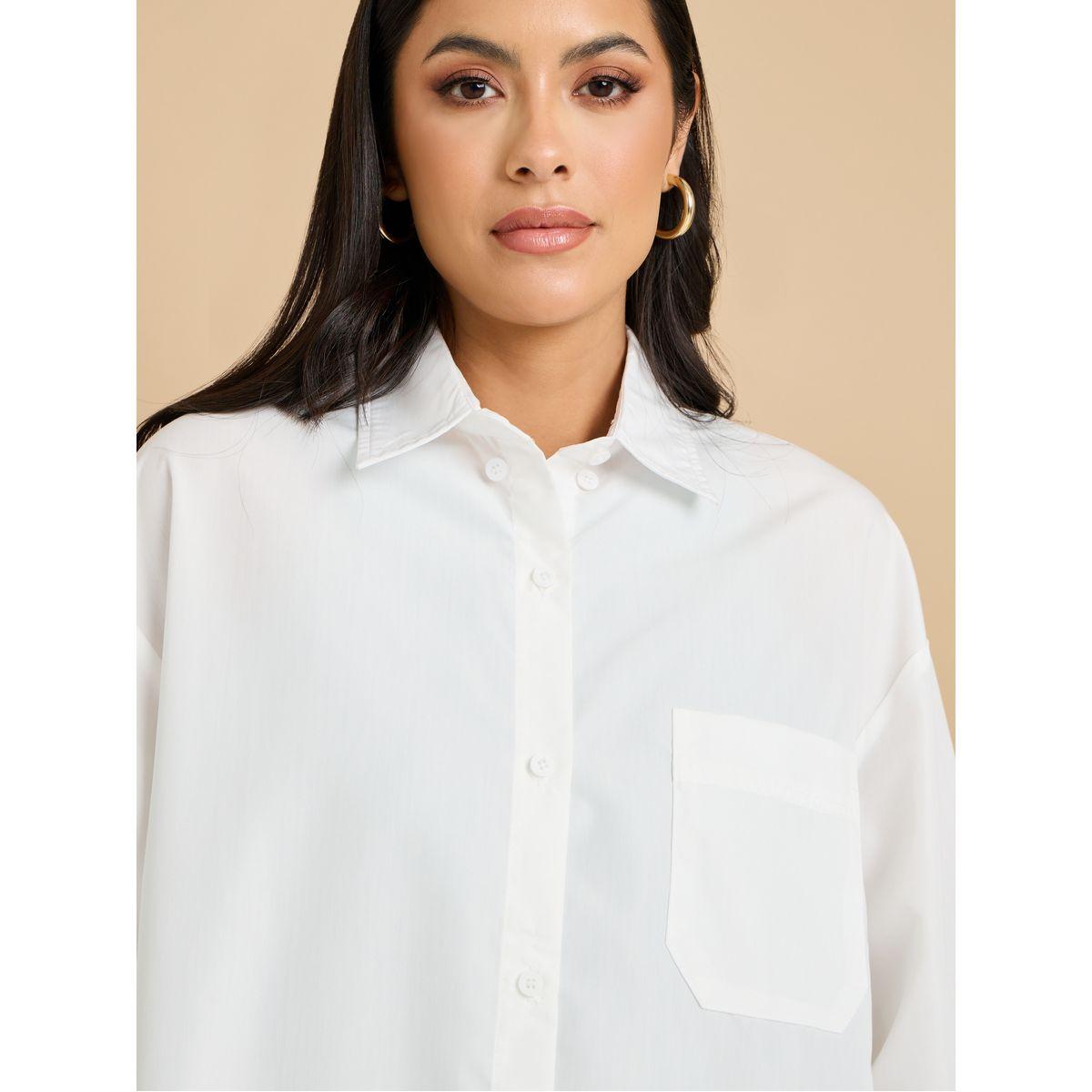 بلوزة طويلة واسعة مع جيوب-women-clothing-shirtsandblouses-shirts-image-4