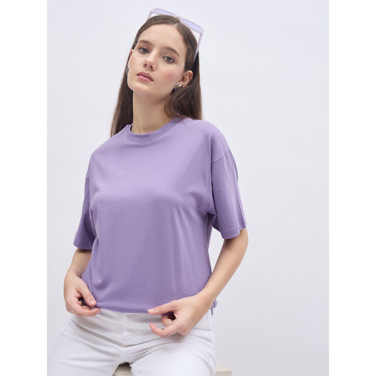 Styli Pack of 2 - Solid Short Sleeves Oversized T-Shirt-women-clothing-tshirts-image-4
