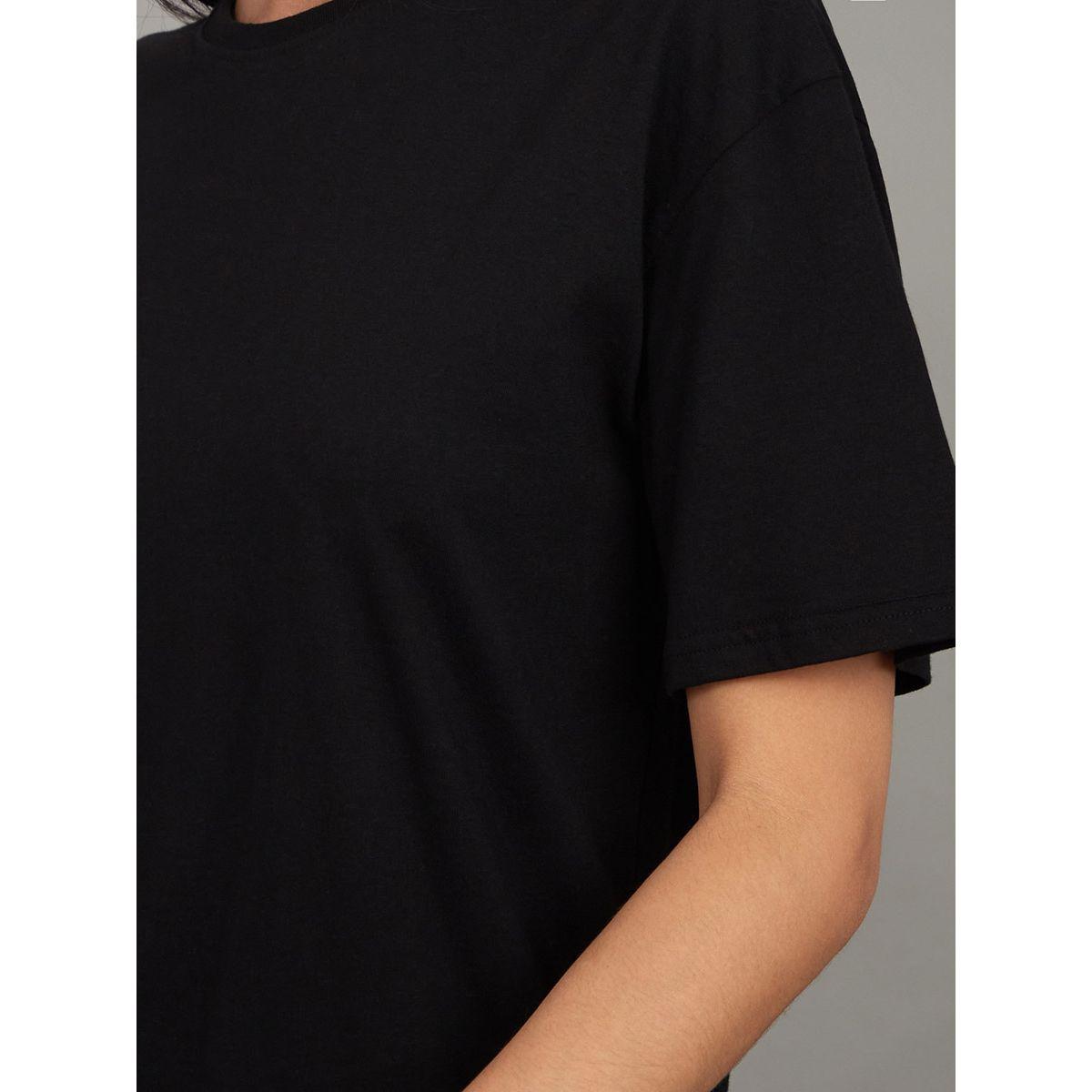 مجموعة من 2 تيشيرت واسع سادة-women-clothing-tshirts-image-5