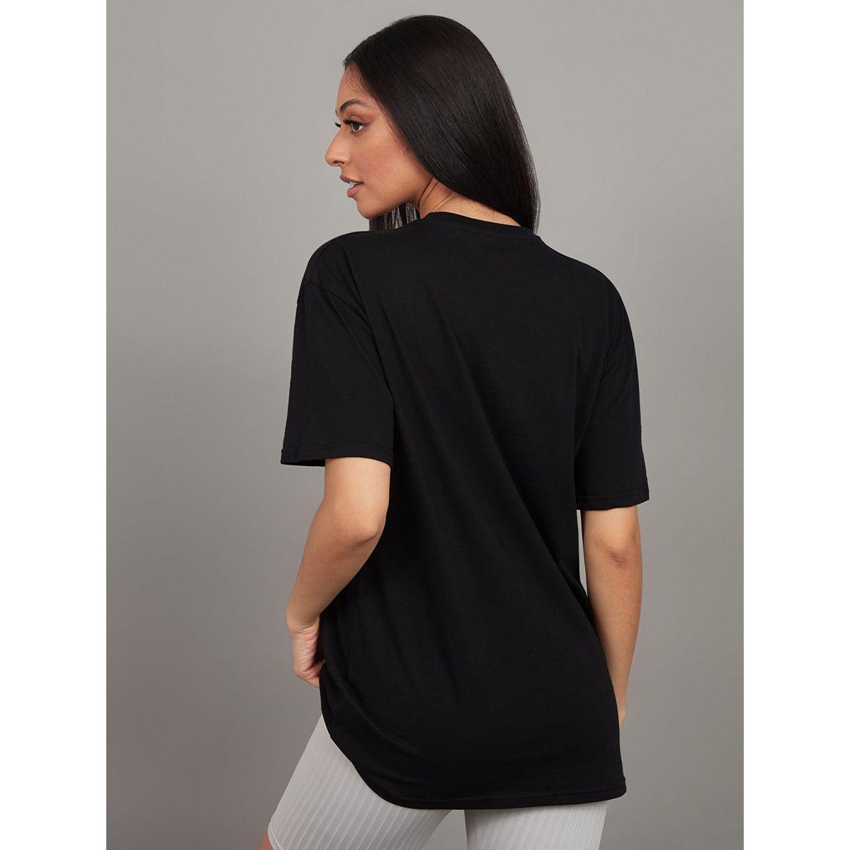 مجموعة من 2 تيشيرت واسع سادة-women-clothing-tshirts-image-6