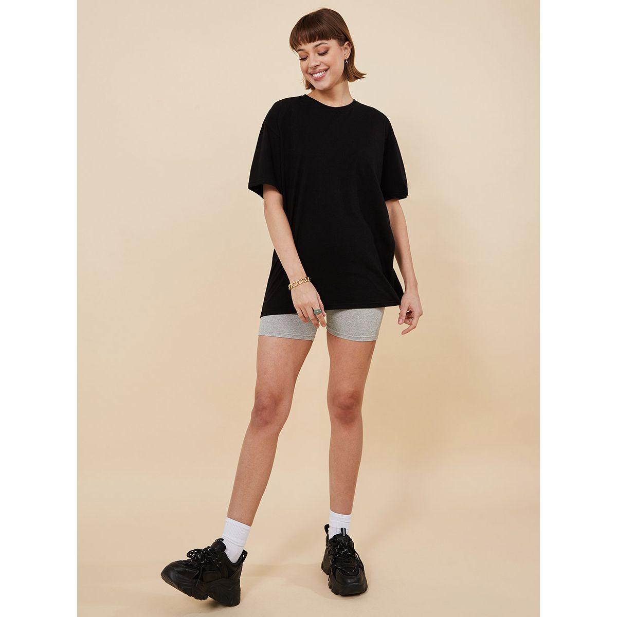 Styli Oversized Round Neck Cotton Longline T-Shirt-women-clothing-tshirts-image-2