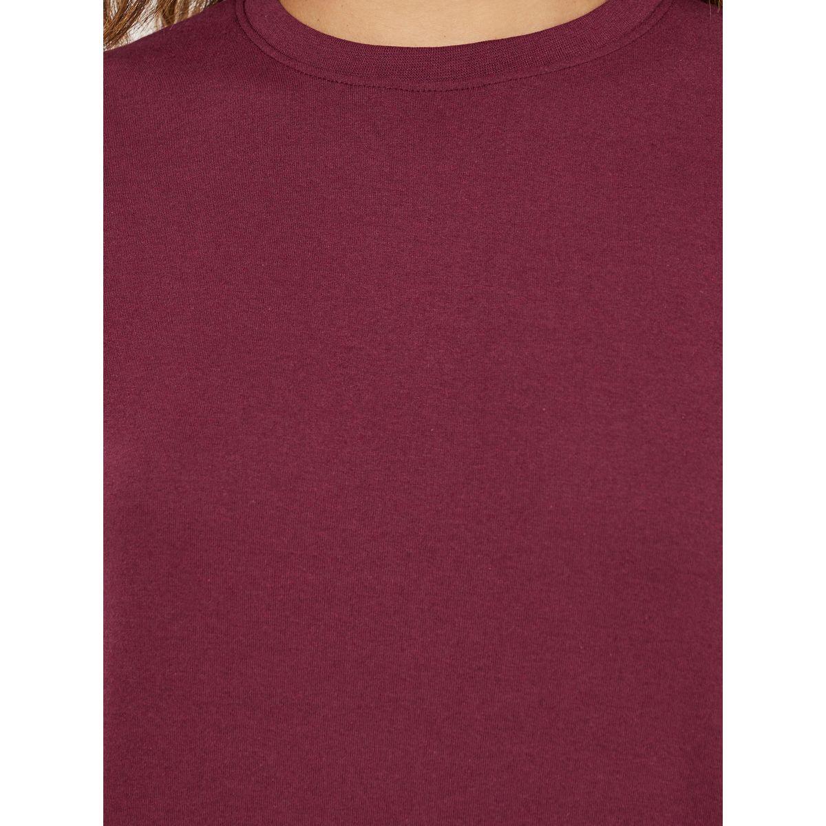Styli Unwind Solid Cotton T-Shirt & Straight Pyjama Set-women-clothing-nightwear-pyjamas-longsets-image-4