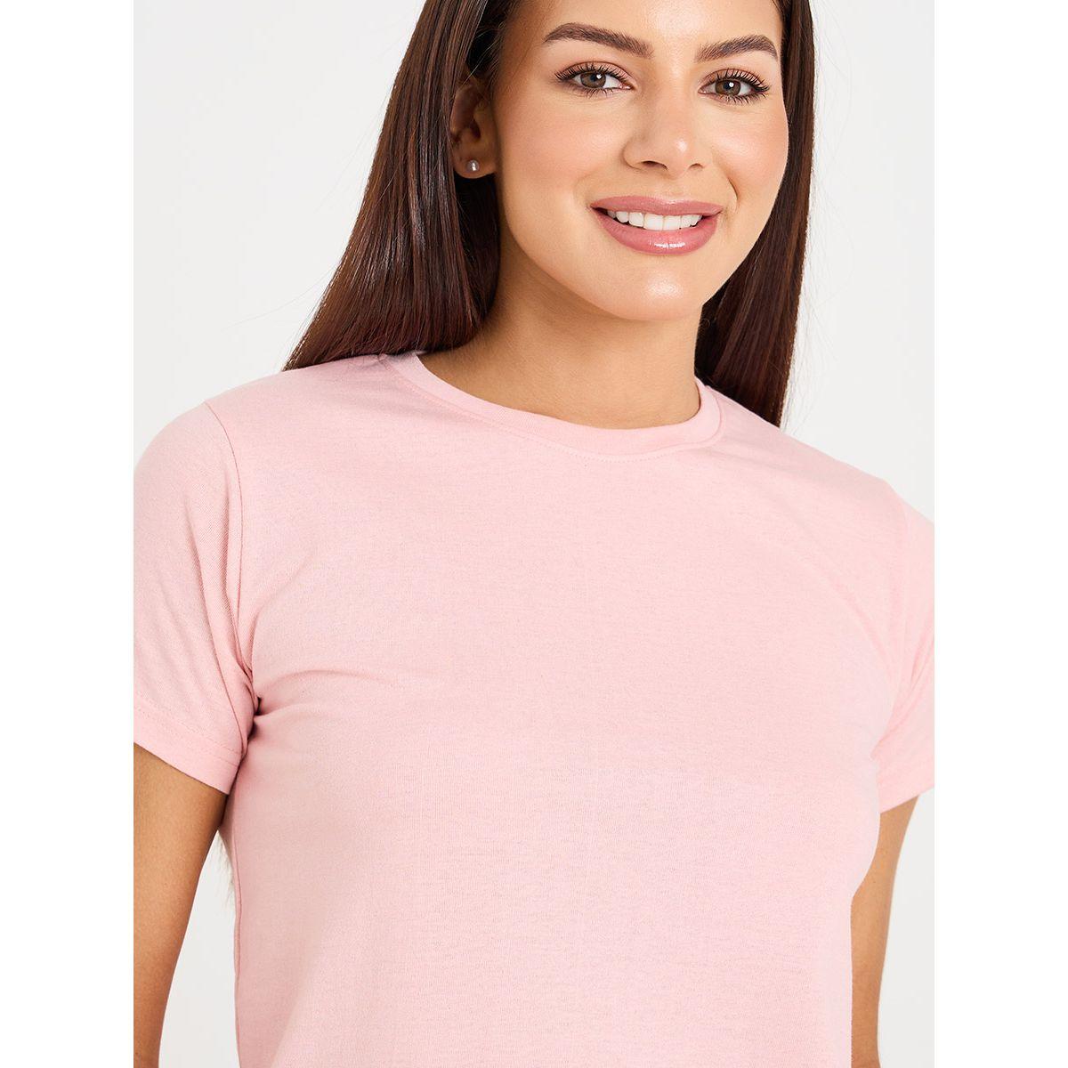Styli Unwind Solid Cotton T-Shirt & Pyjama Set-women-clothing-nightwear-pyjamas-longsets-image-4