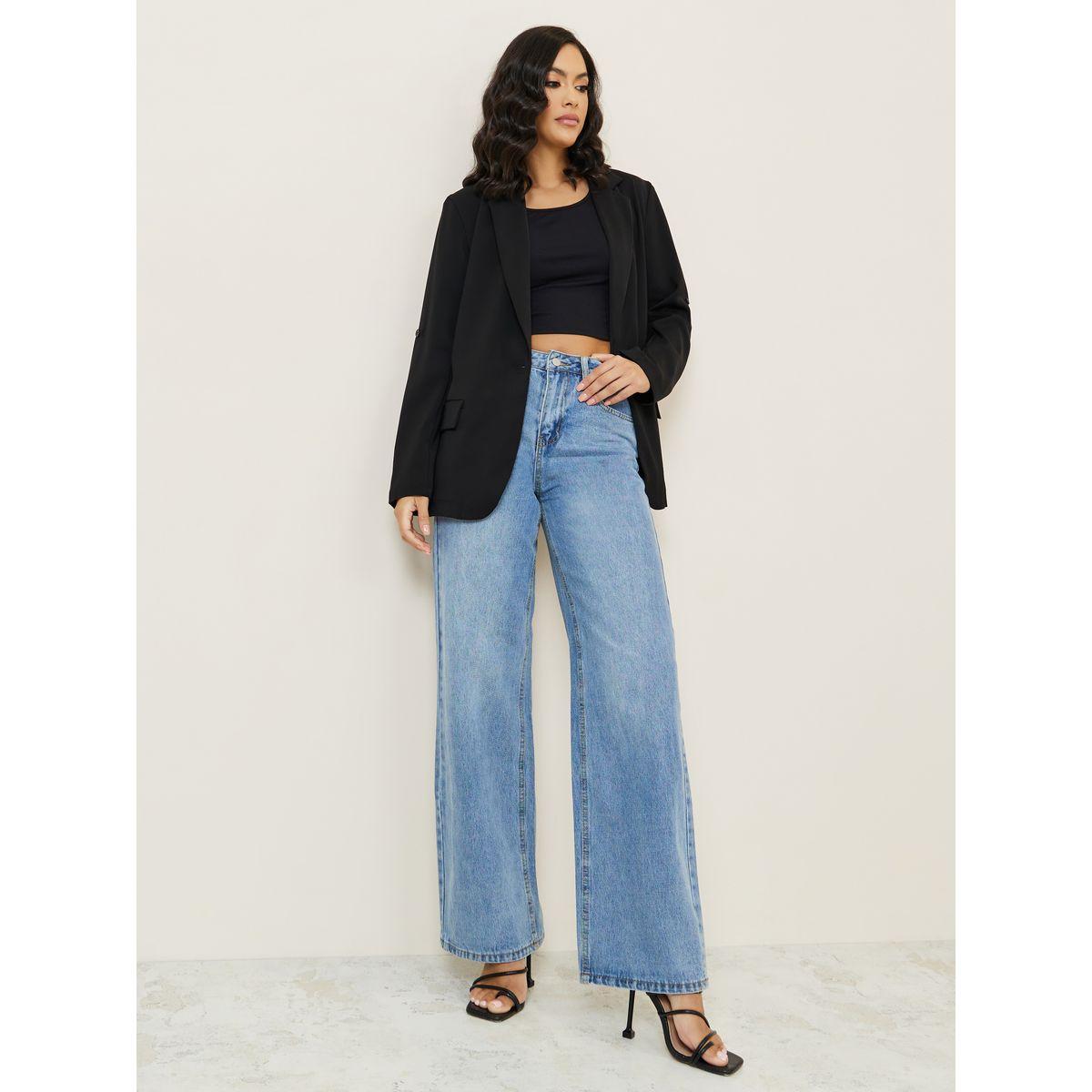 Styli High Rise Wide Leg Jeans-women-clothing-bottoms-jeans-image-2