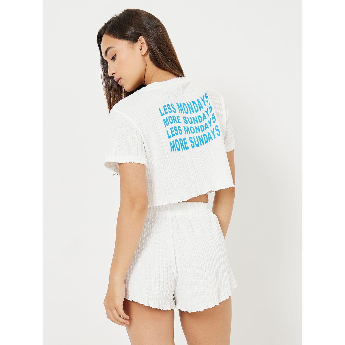 طقم من ( شورت + تيشيرت )-women-clothing-nightwear-pyjamas-shortsets-image-6