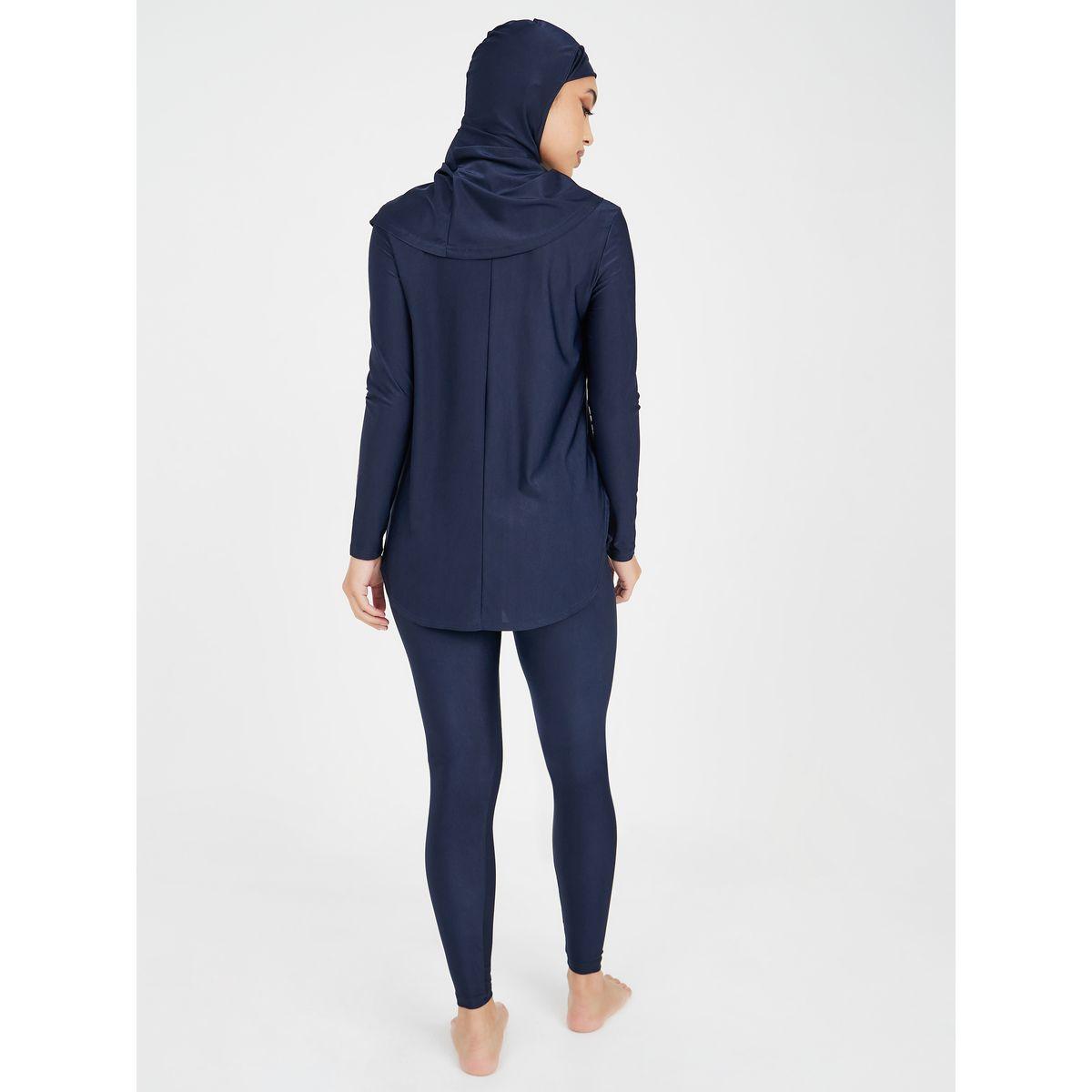 Styli Pack of 3 - Solid Curved Edge Burkini, Leggings & Head Scarf-women-clothing-swimandbeach-swim-burkinis-image-5