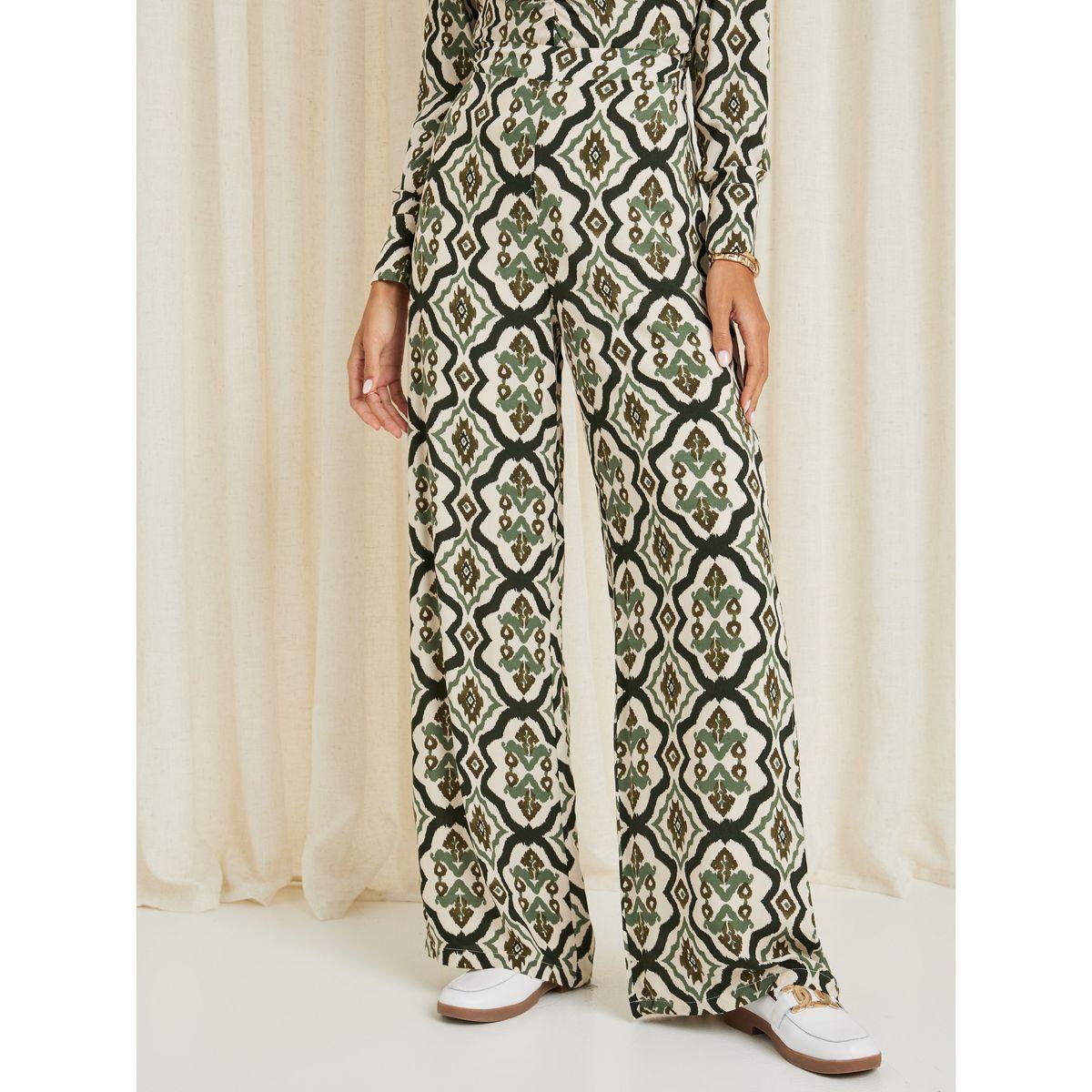 بنطال واسع الأرجل بخصر عالي-women-clothing-bottoms-trousers-image-1