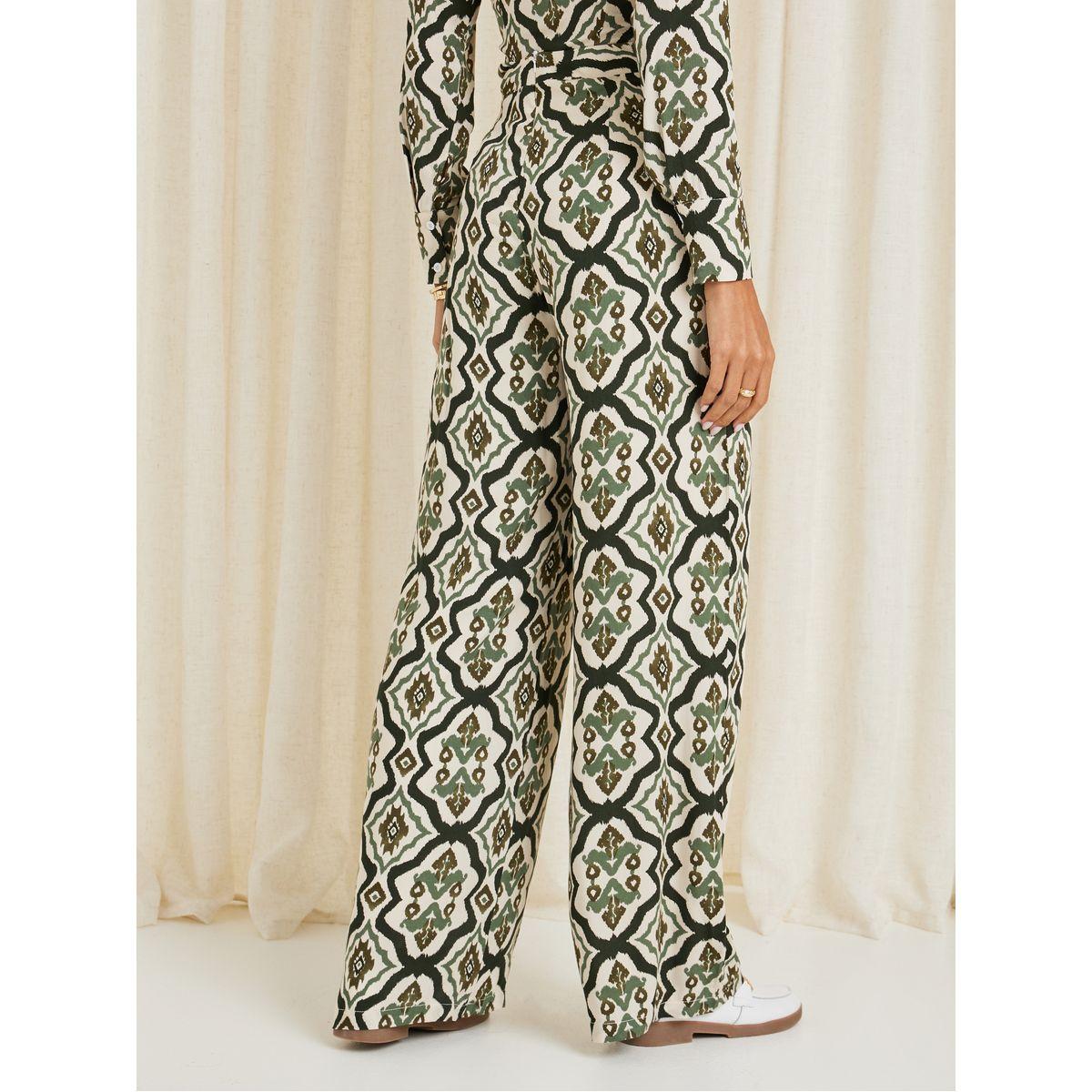 بنطال واسع الأرجل بخصر عالي-women-clothing-bottoms-trousers-image-4