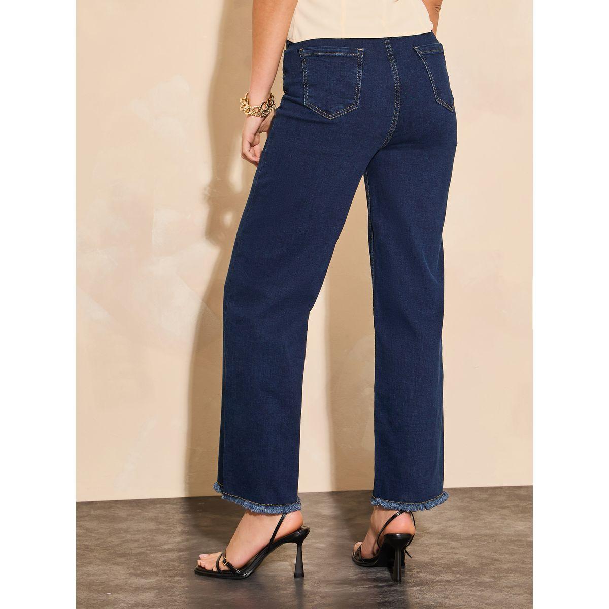 Styli High Rise Wide Leg Jeans with Frayed Edge-women-clothing-bottoms-jeans-image-5
