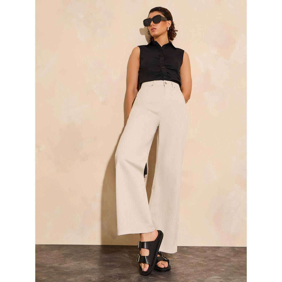 جينز واسع الأرجل بخصر عالي-women-clothing-bottoms-jeans-image-1