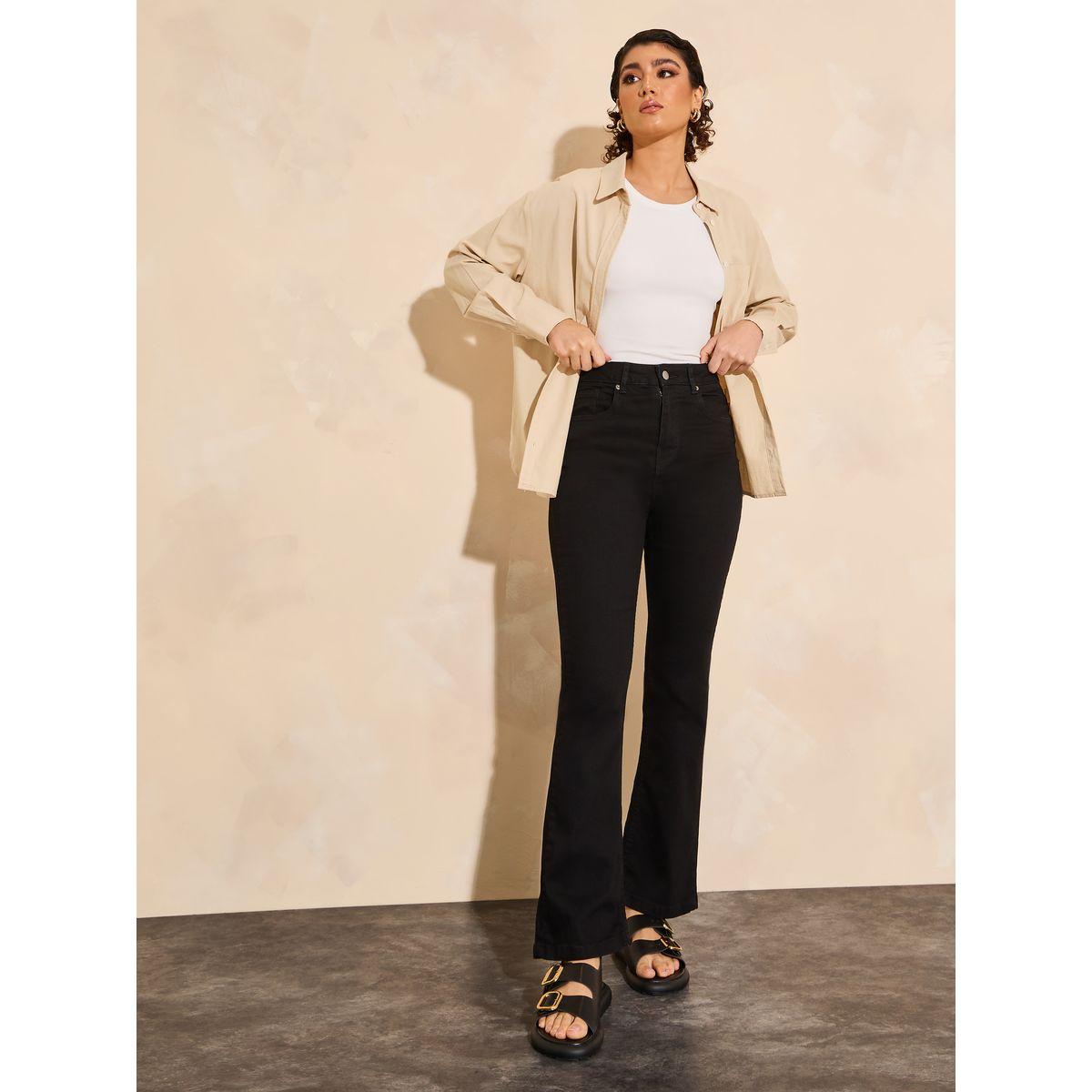 Styli High Rise Full Length Flared Jeans-women-clothing-bottoms-jeans-image-1