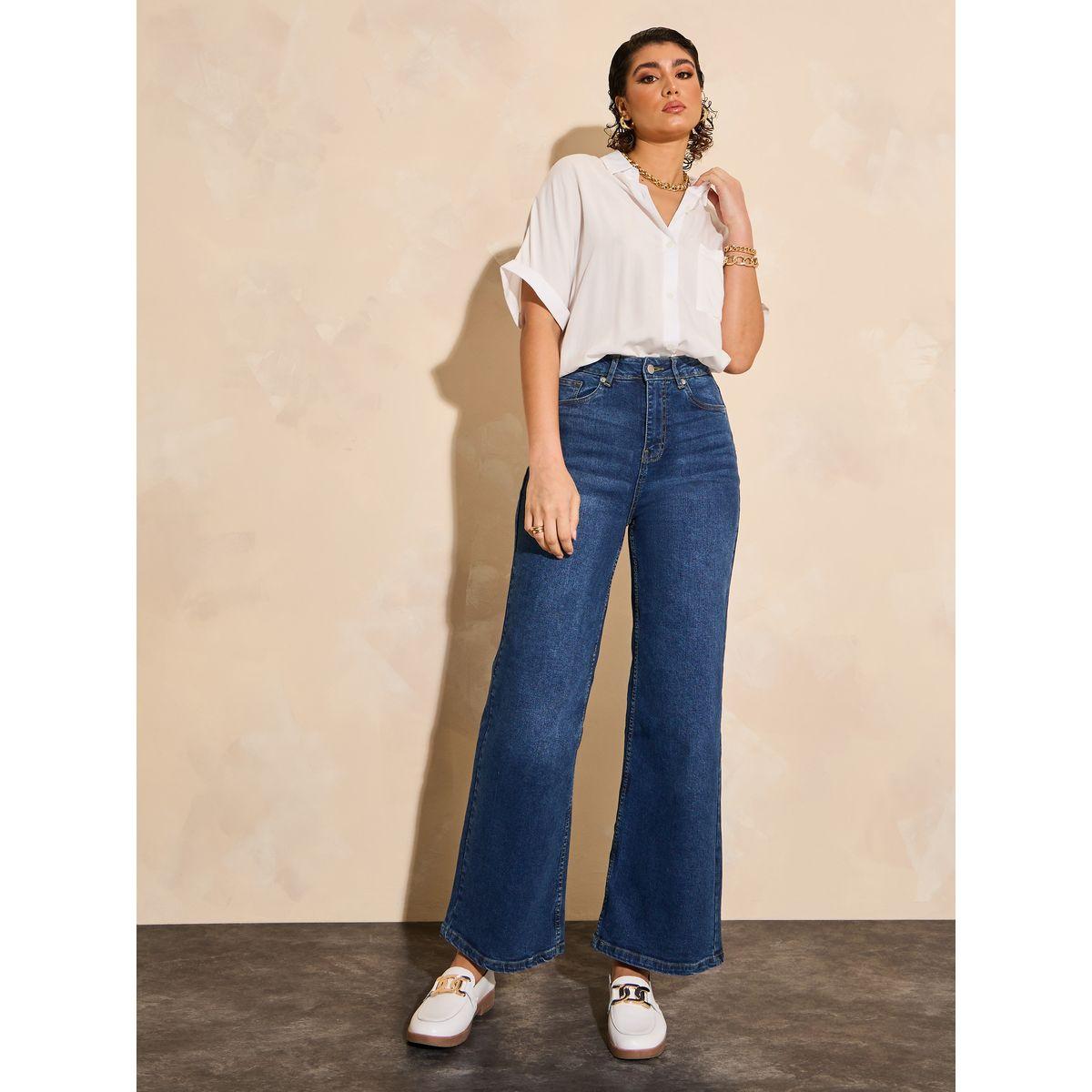 جينز واسع الأرجل مع خصر عالي-women-clothing-bottoms-jeans-image-1