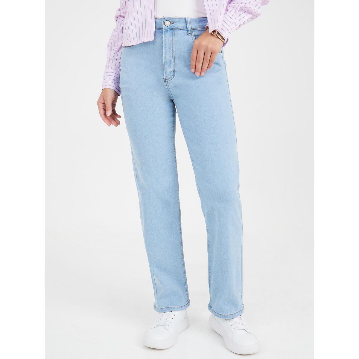 Styli High Rise Straight Fit Jeans-women-clothing-bottoms-jeans-image-2