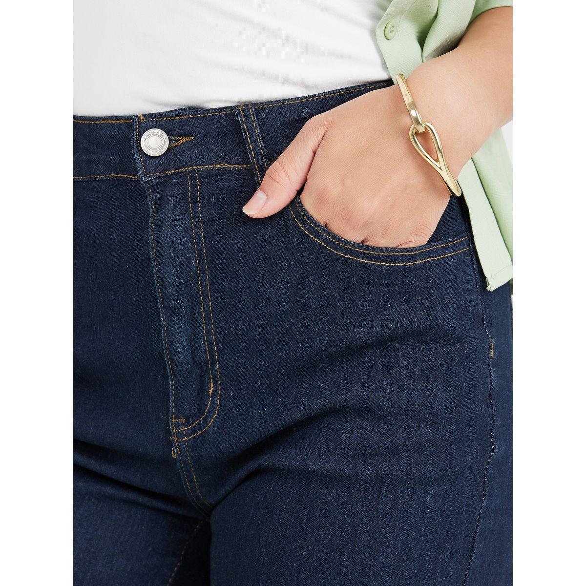 جينز بقصة مستقيمة وخصر عالي-women-clothing-bottoms-jeans-image-3