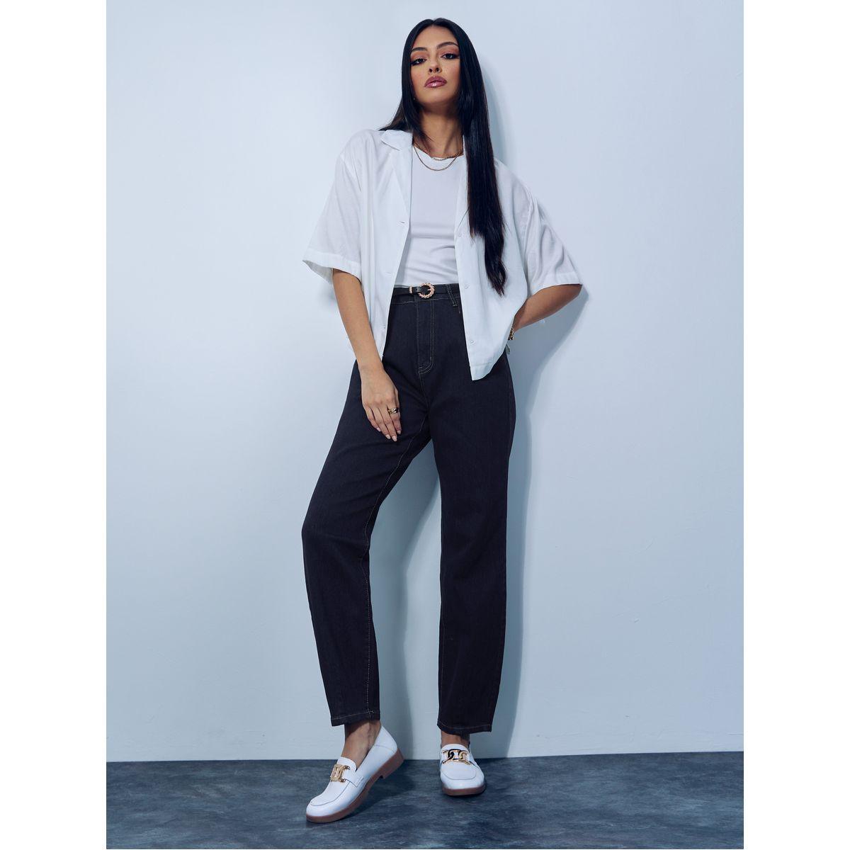 Styli Relaxed Fit High Rise Ankle Length Jeans-women-clothing-bottoms-jeans-image-1