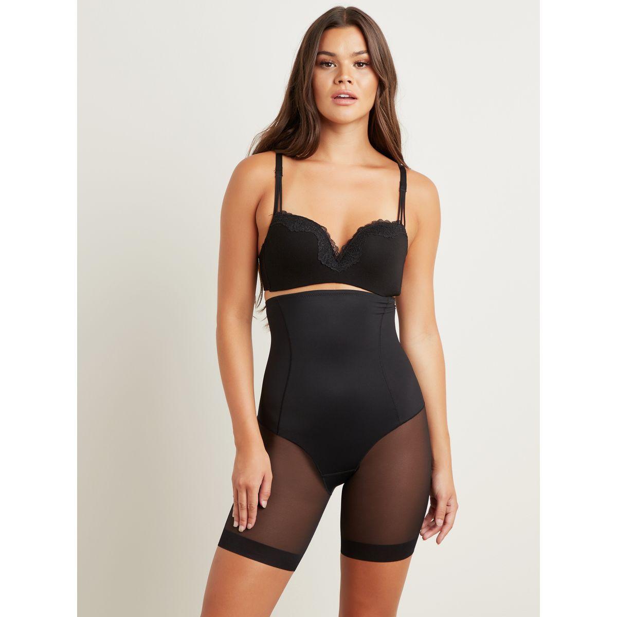 Styli Tummy and Thigh Slimmer Power Mesh Shaping Brief-women-clothing-lingerie-shapewear-image-1