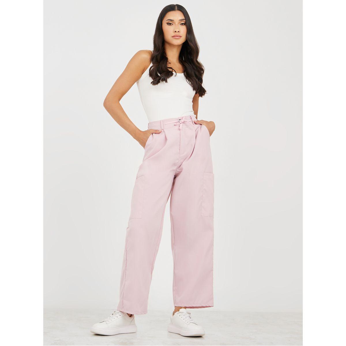 بنطال كارجو برباط خصر-women-clothing-bottoms-trousers-image-2