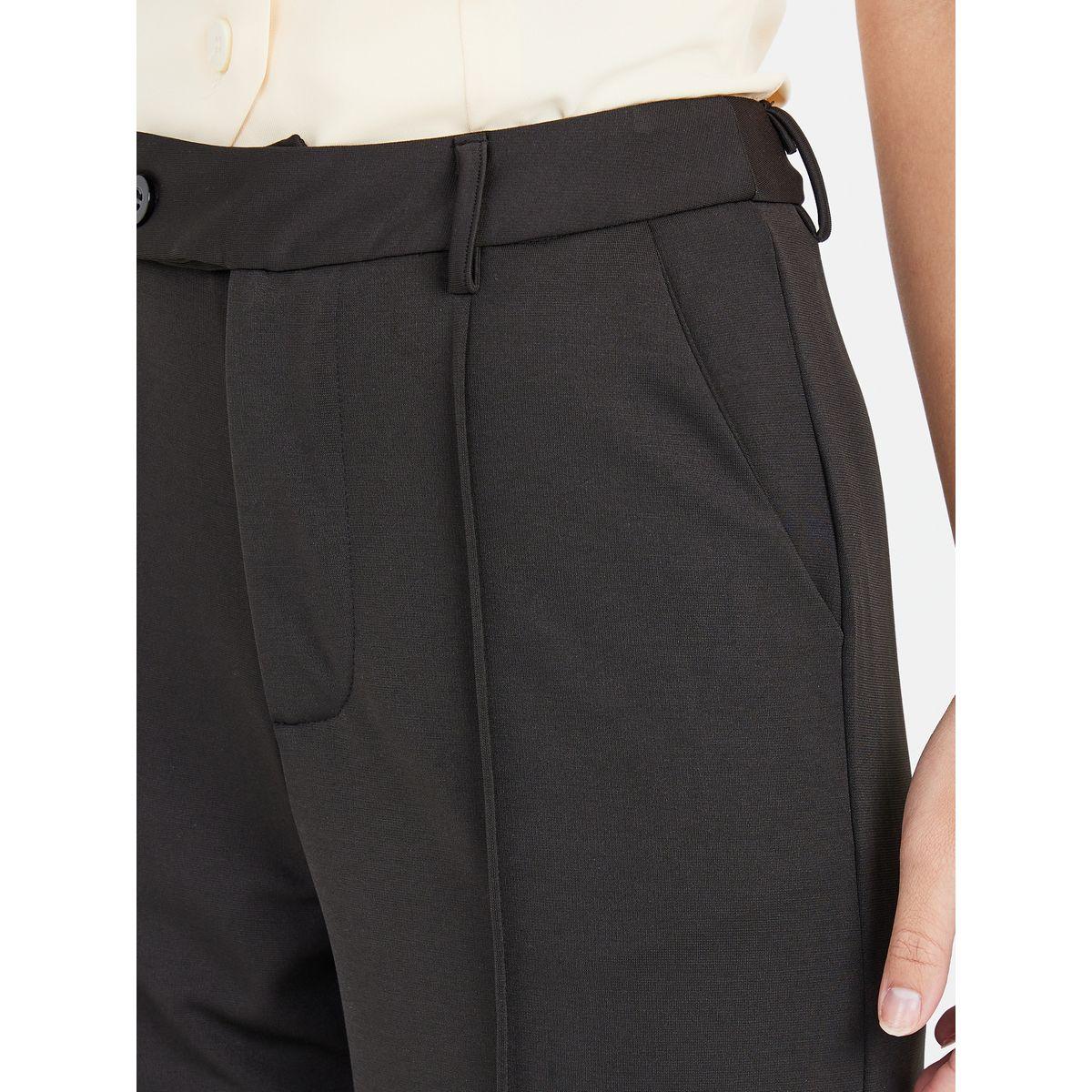 Styli High Rise Flare Fit Trouser with Front Seam-women-clothing-bottoms-trousers-image-4
