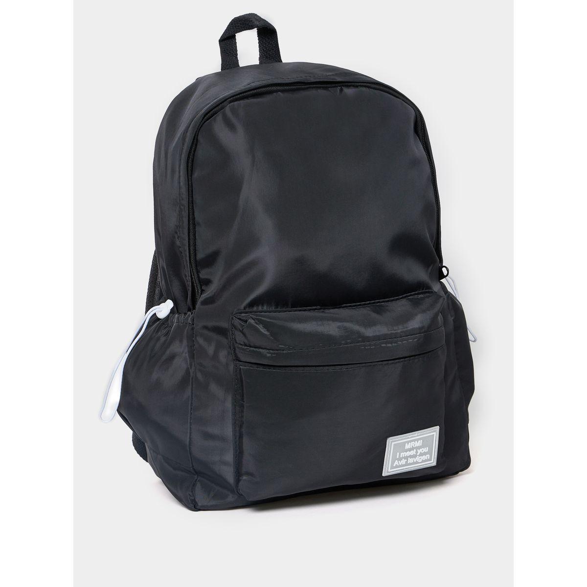 Styli Contrast Patch Detail Backpack-women-bagsandwallets-backpacks-image-1