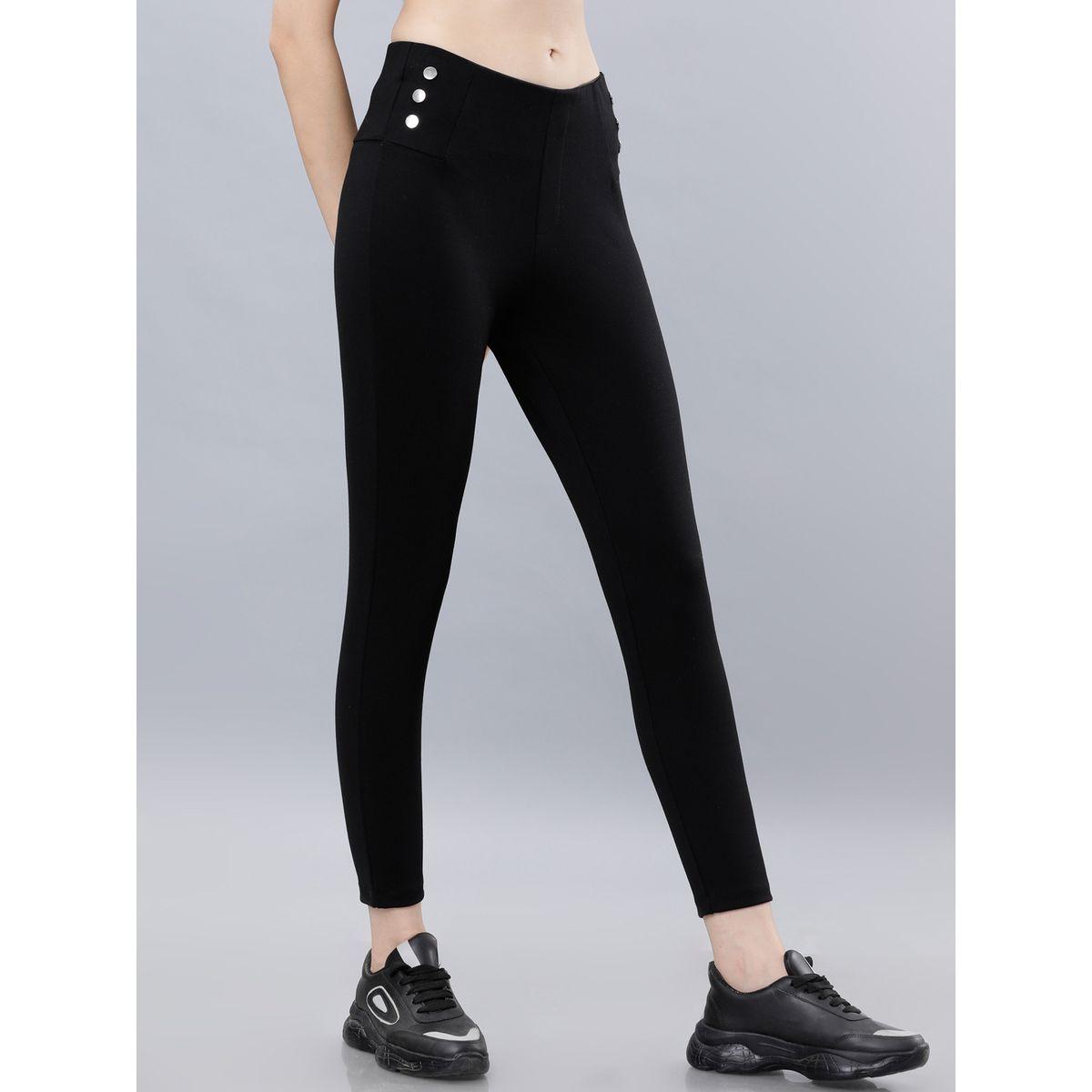 بنطال بقصة سليم فت وأزرار طوكيو توكيز × ستايلي-women-clothing-bottoms-trousers-image-6