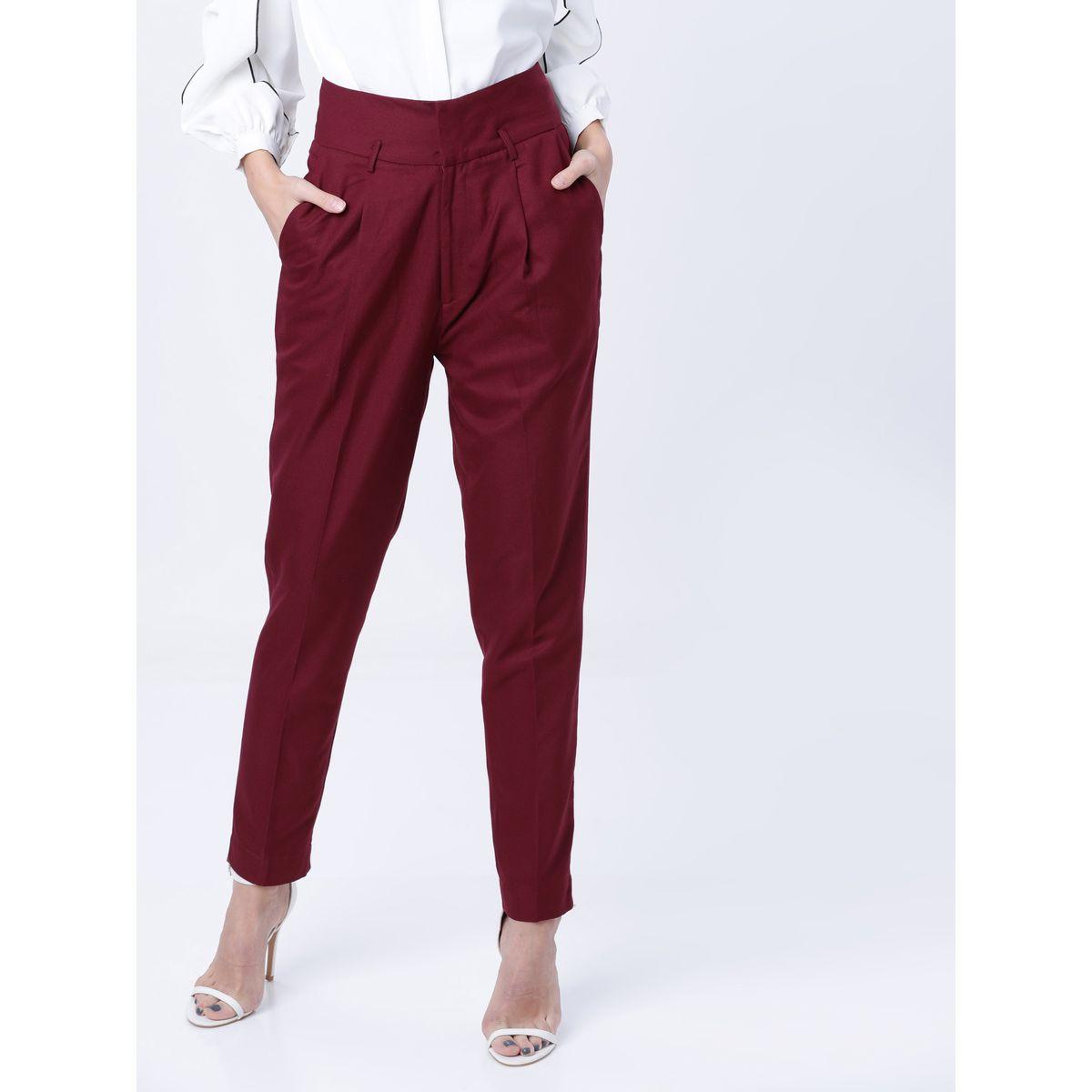 بنطال سادة بقصة عادية طوكيو توكيز × ستايلي-women-clothing-bottoms-trousers-image-6