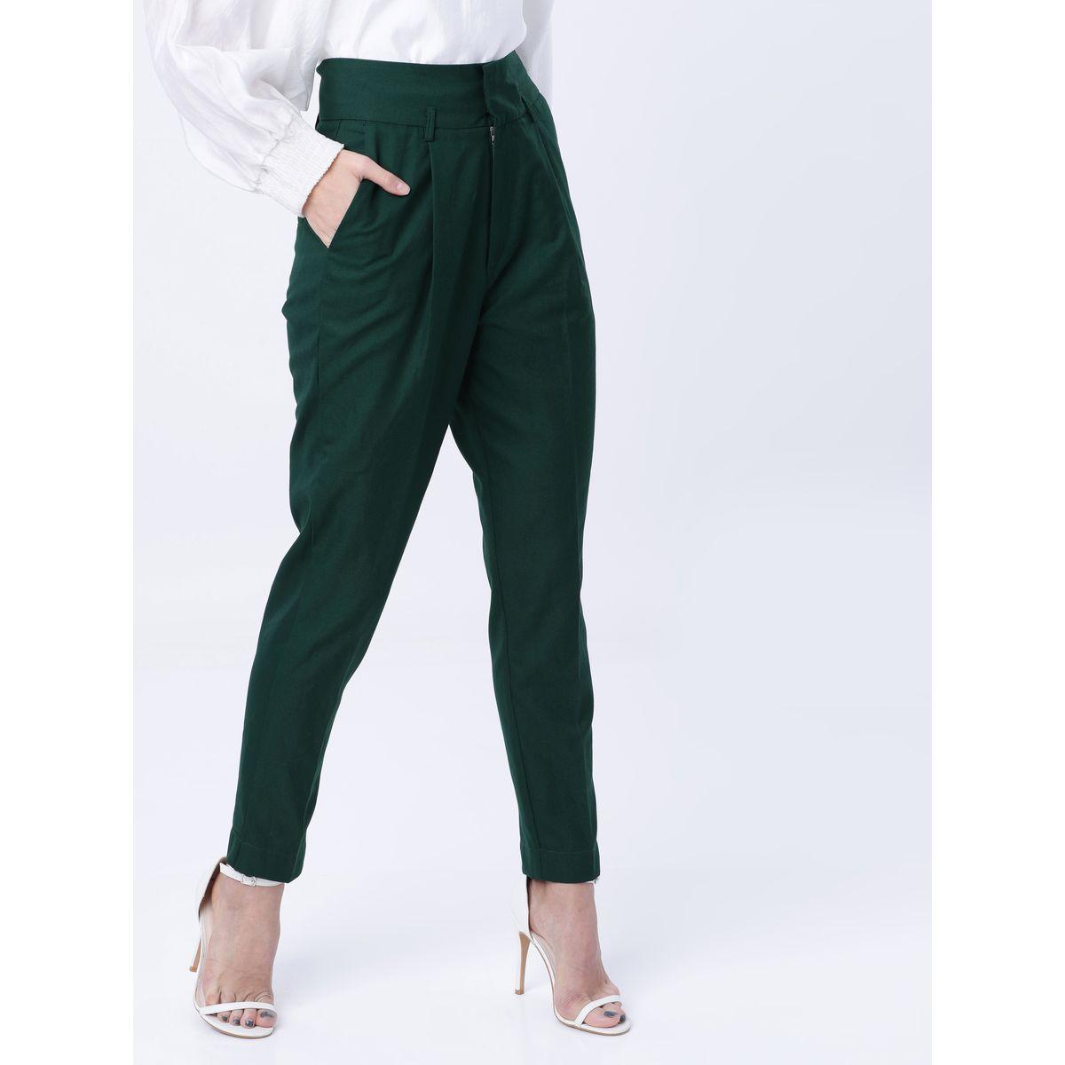 بنطال سادة بقصة عادية طوكيو توكيز × ستايلي-women-clothing-bottoms-trousers-image-1