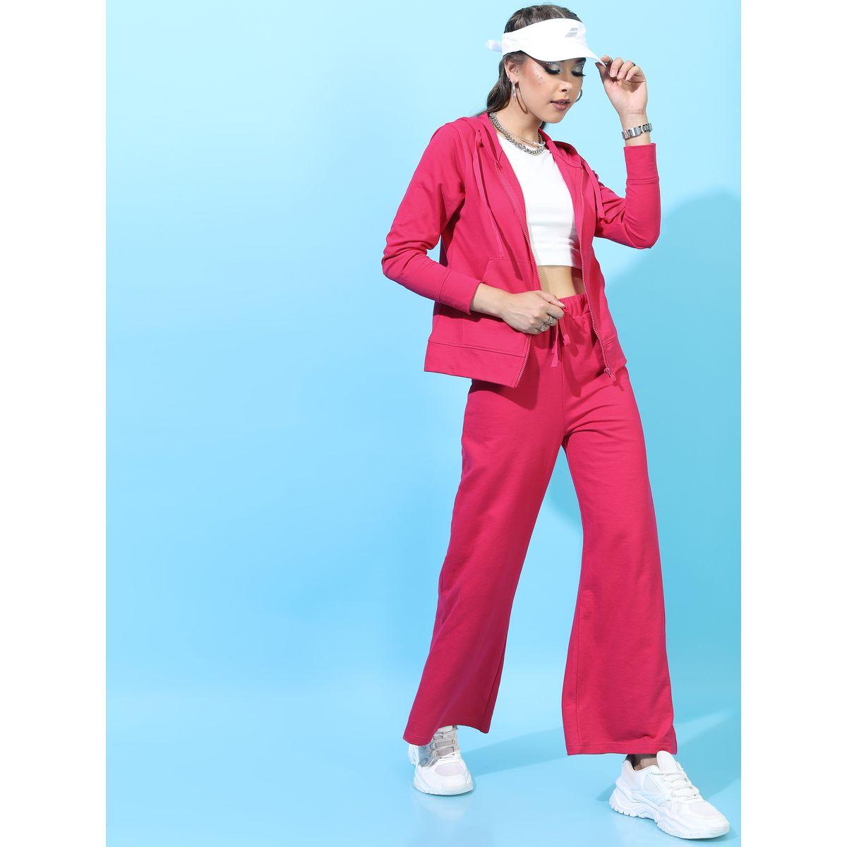 Tokyo Talkies X Styli Solid Flared Trouser with Drawstring-women-clothing-bottoms-trousers-image-2
