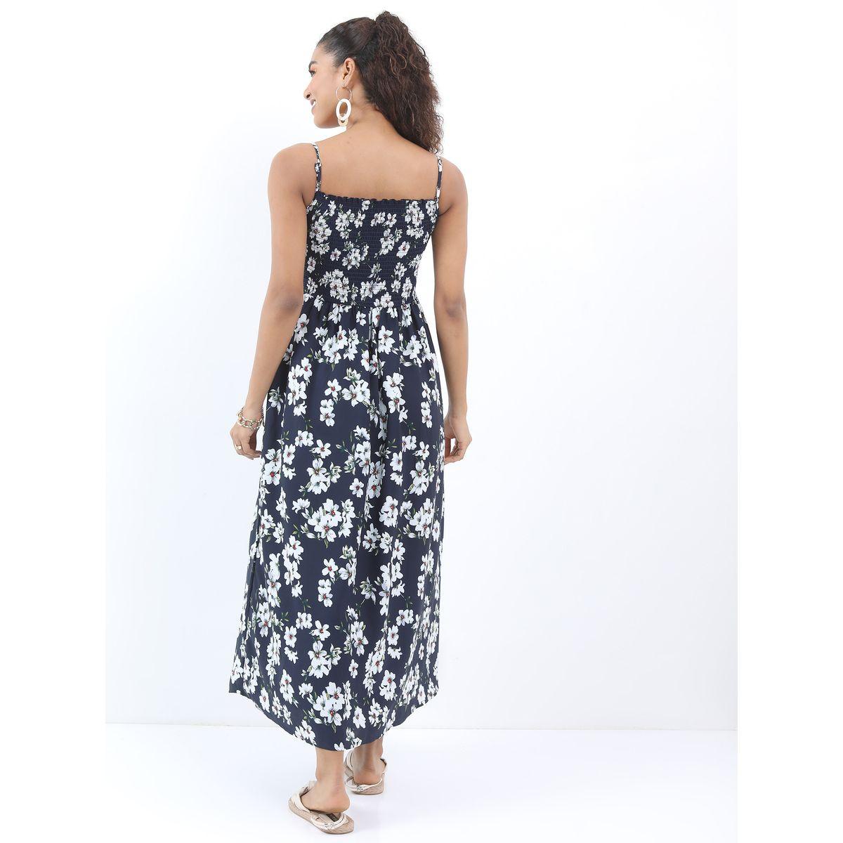 Ketch X Styli Floral Print Square Neck A-Line Maxi Dress-women-clothing-dresses-image-3