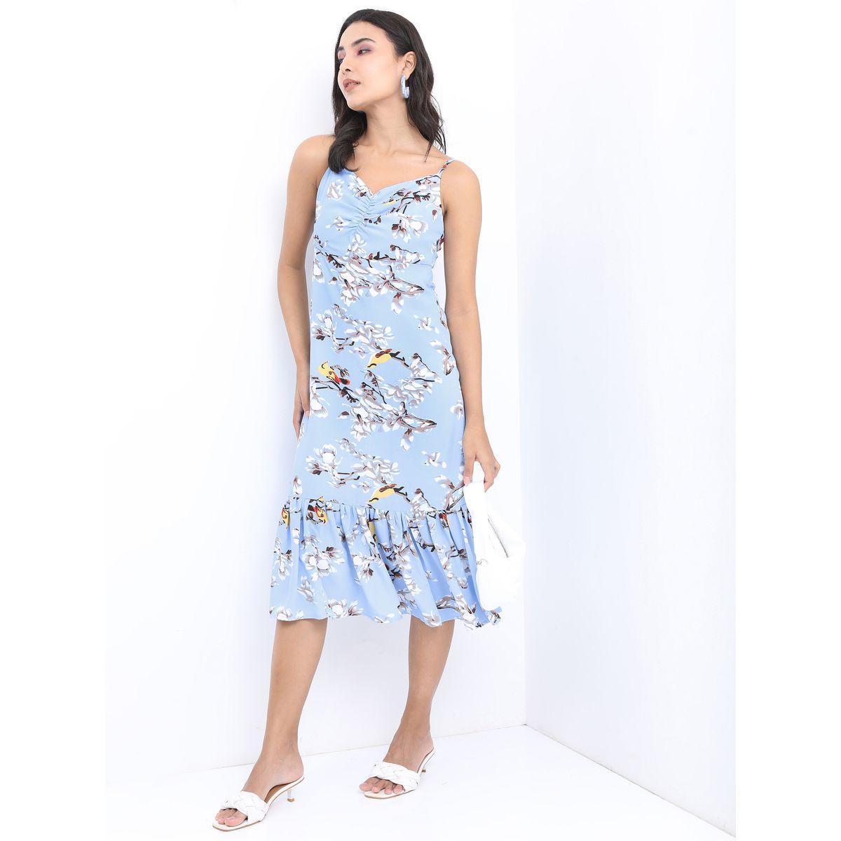 Ketch X Styli Floral Print Strappy A-Line Midi Dress-women-clothing-dresses-image-2