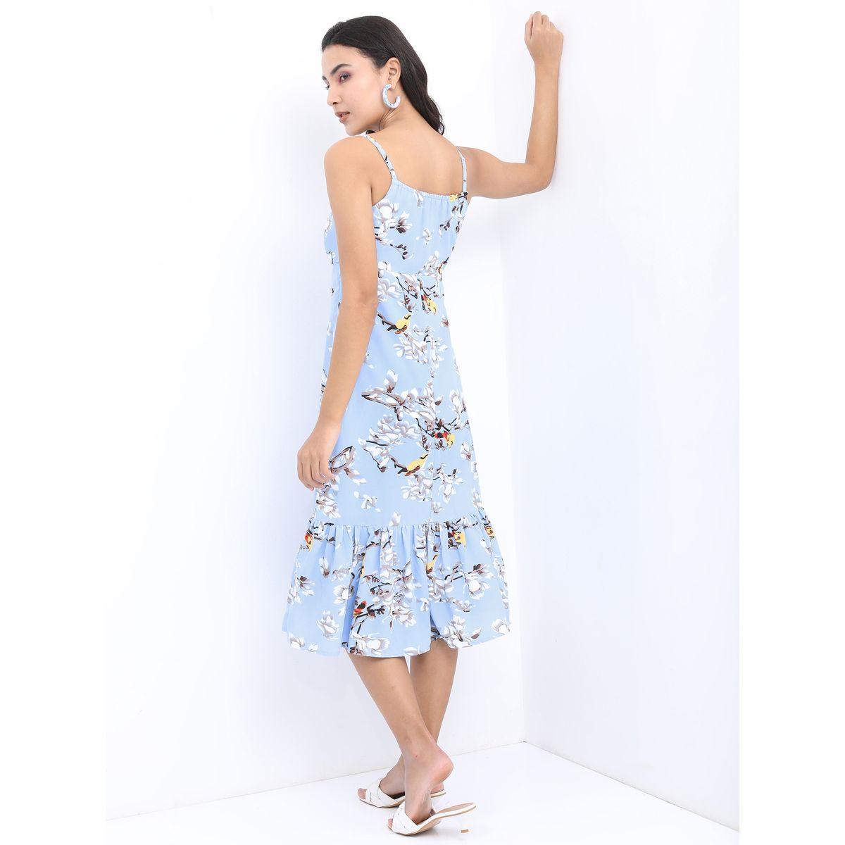 Ketch X Styli Floral Print Strappy A-Line Midi Dress-women-clothing-dresses-image-3
