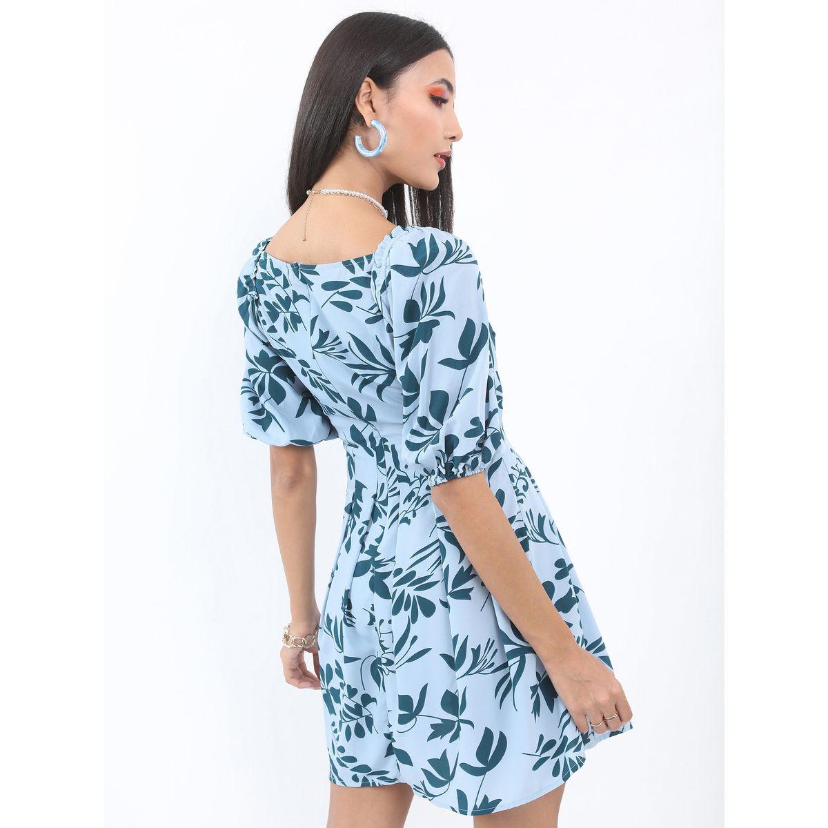 Ketch X Styli Cut-Out Detail Twisted Front Mini Skater Dress-women-clothing-dresses-image-3