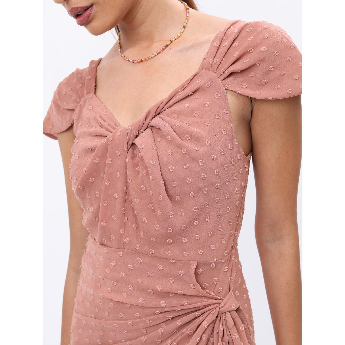 فستان قصير بنمط لف كيتش × ستايلي-women-clothing-dresses-image-4