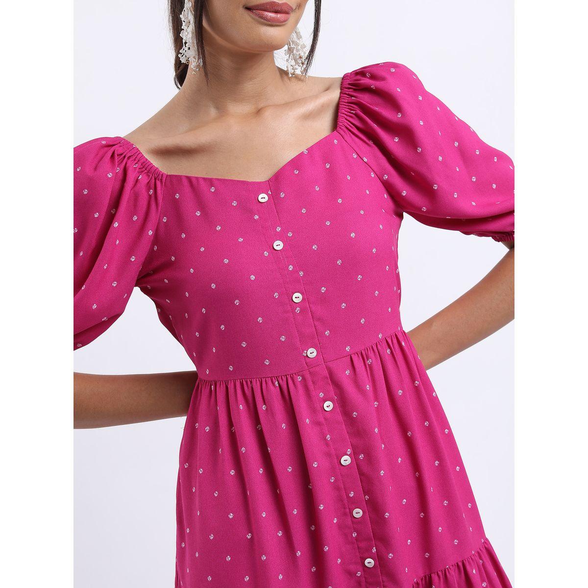 Vishudh X Styli Polka Dot Print Sweetheart Neck Tiered Midi Dress-women-clothing-dresses-image-4