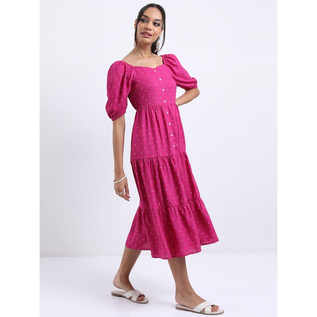 فستان ميدي بياقة على شكل قلب فيشود × ستايلي-women-clothing-dresses-image-5