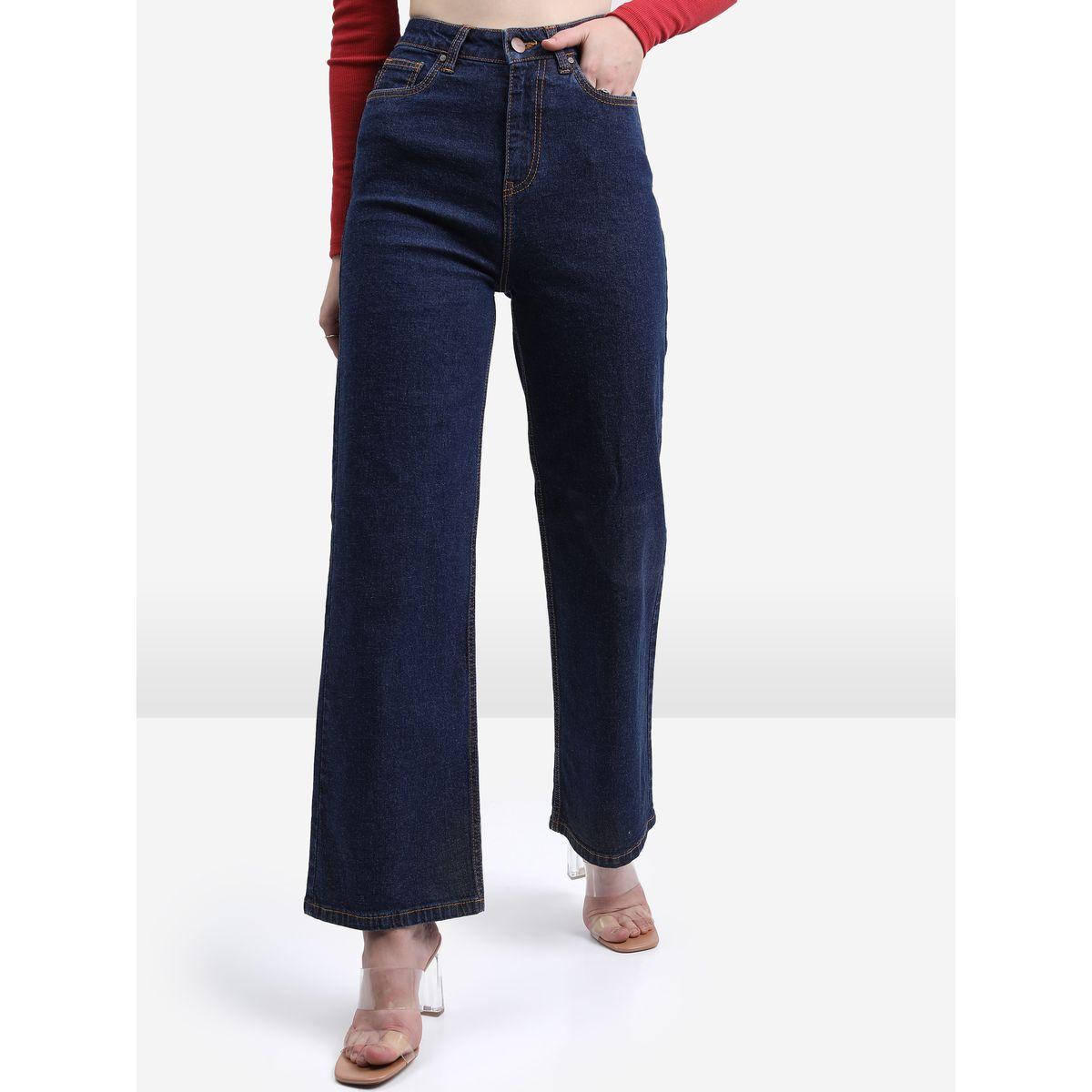 جينز واسع بخصر عالي كيتش × ستايلي-women-clothing-bottoms-jeans-image-4