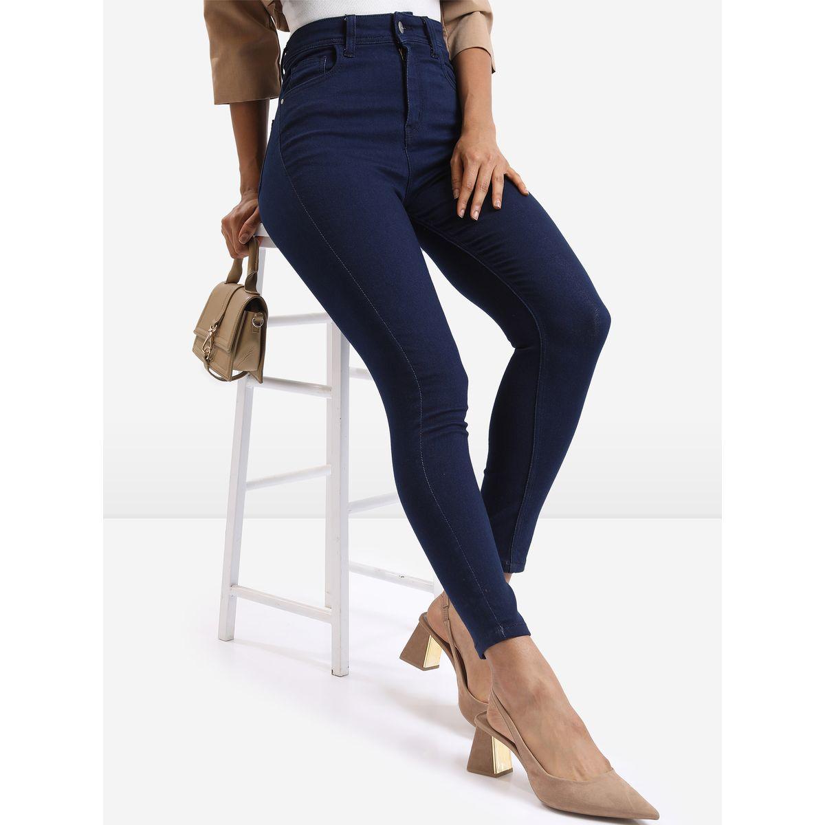 Ketch X Styli High Rise Slim Fit Jeans-women-clothing-bottoms-jeans-image-1