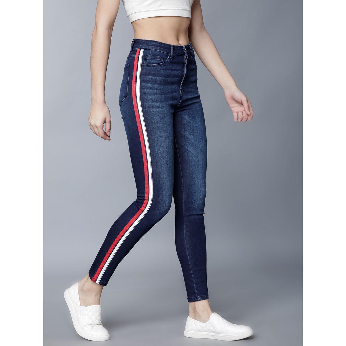 جينز ضيق جدا بخصر متوسط طوكيو توكيز × ستايلي-women-clothing-bottoms-jeans-image-6