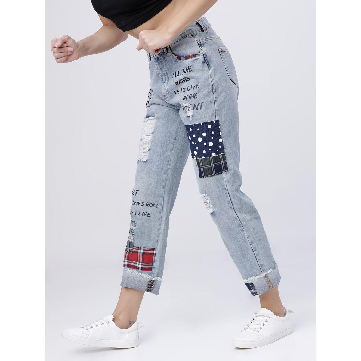 جينز بوي فريند بتفاصيل خياطة طوكيو توكيز × ستايلي-women-clothing-bottoms-jeans-image-2